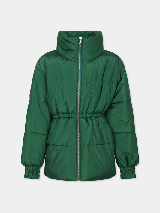 Piumino verde per bamina con smile,Molo,5W23M306 3278