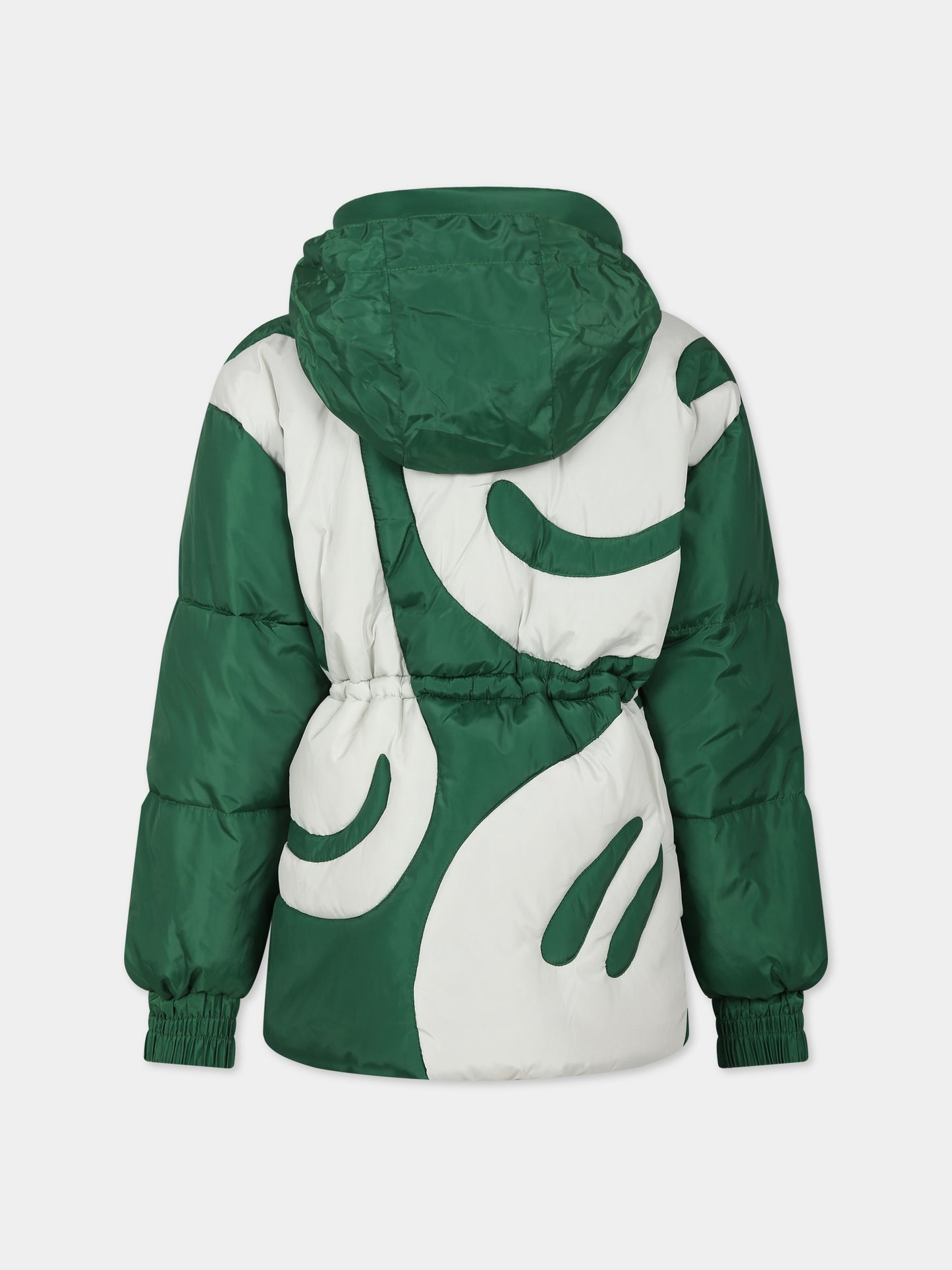 Piumino verde per bamina con smile,Molo,5W23M306 3278