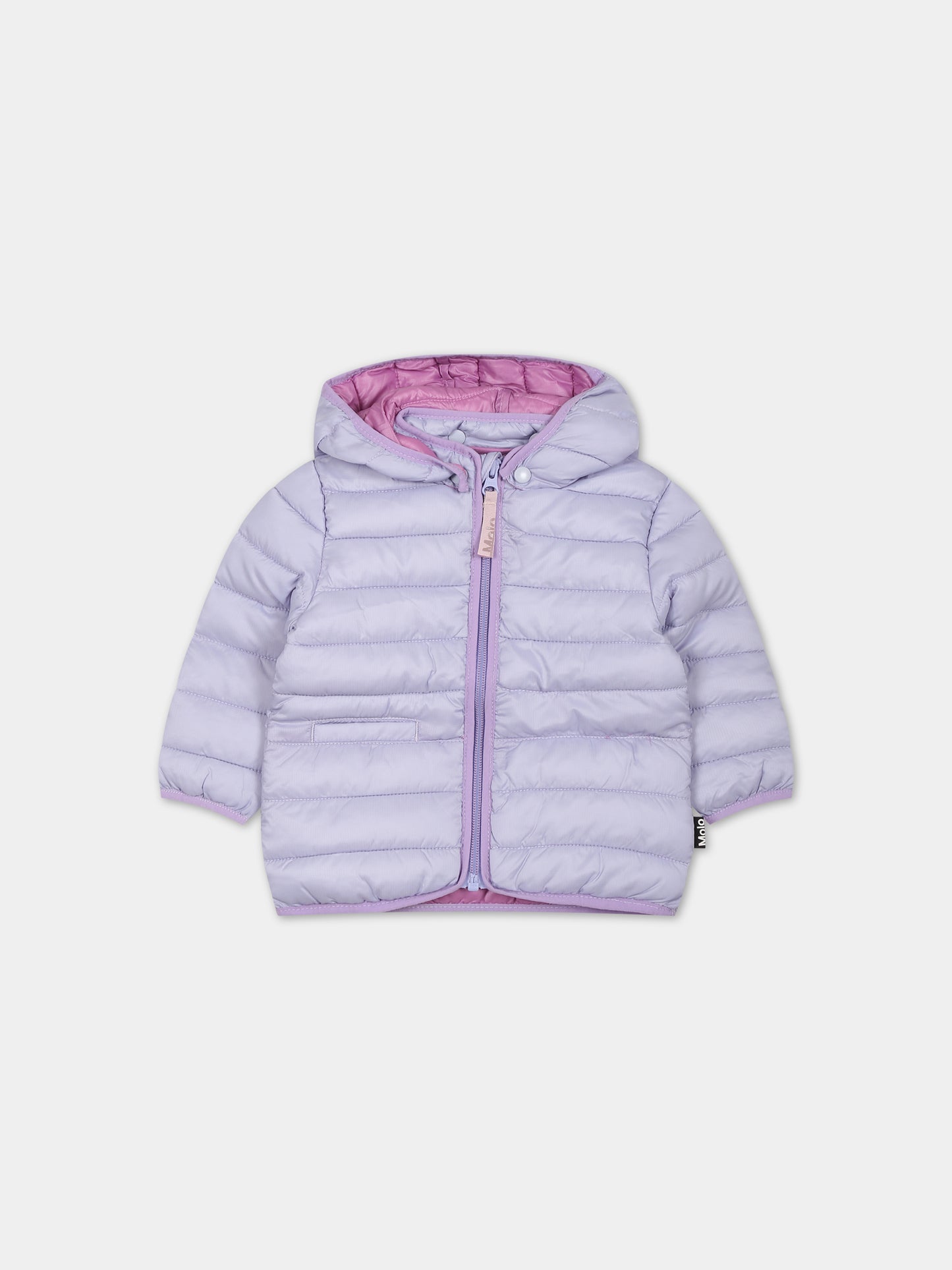 Piumino viola per bambina,Molo,5W23M322 2232
