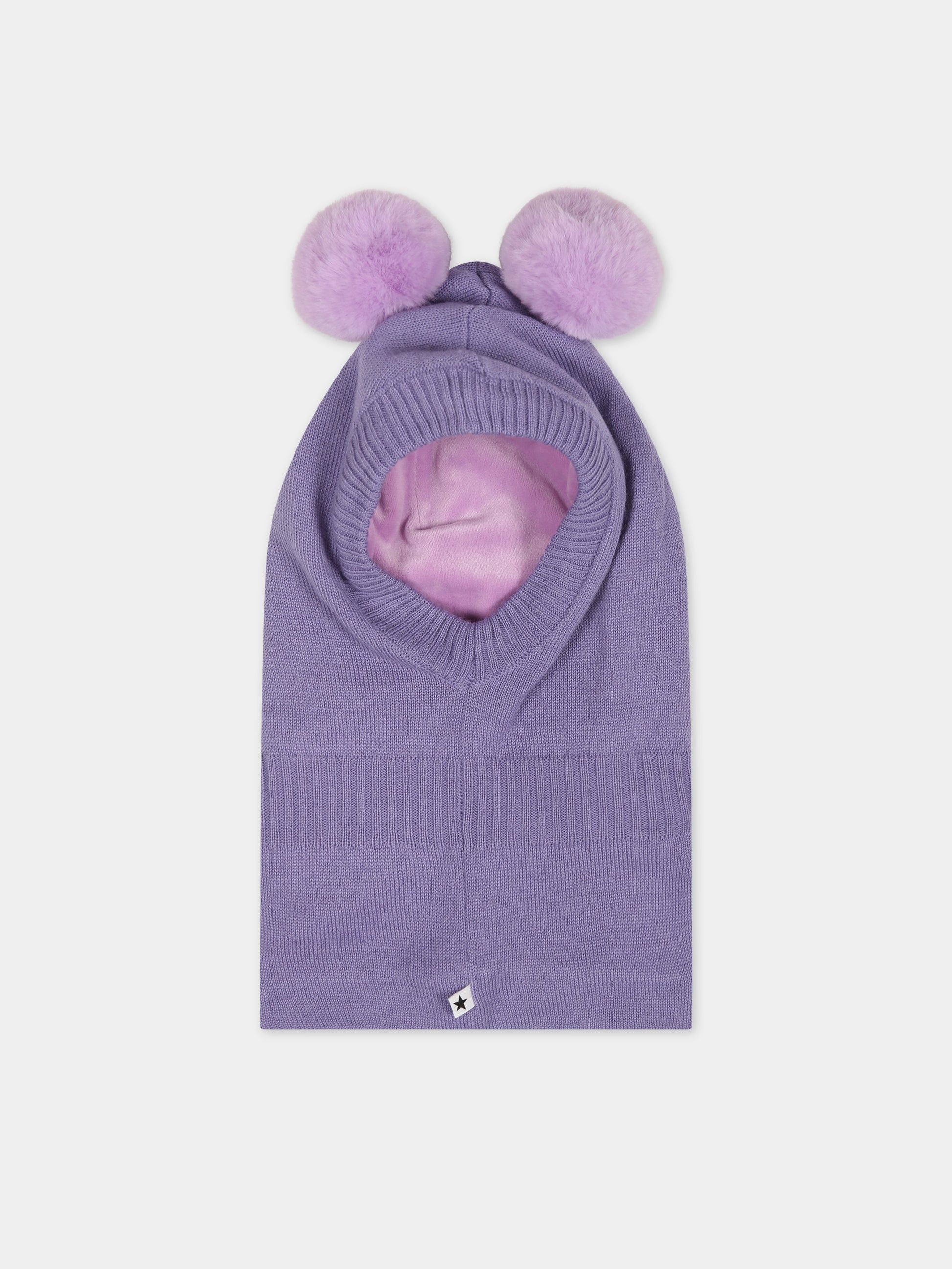 Balaclava viola per bambina,Molo,7W23S401 2232
