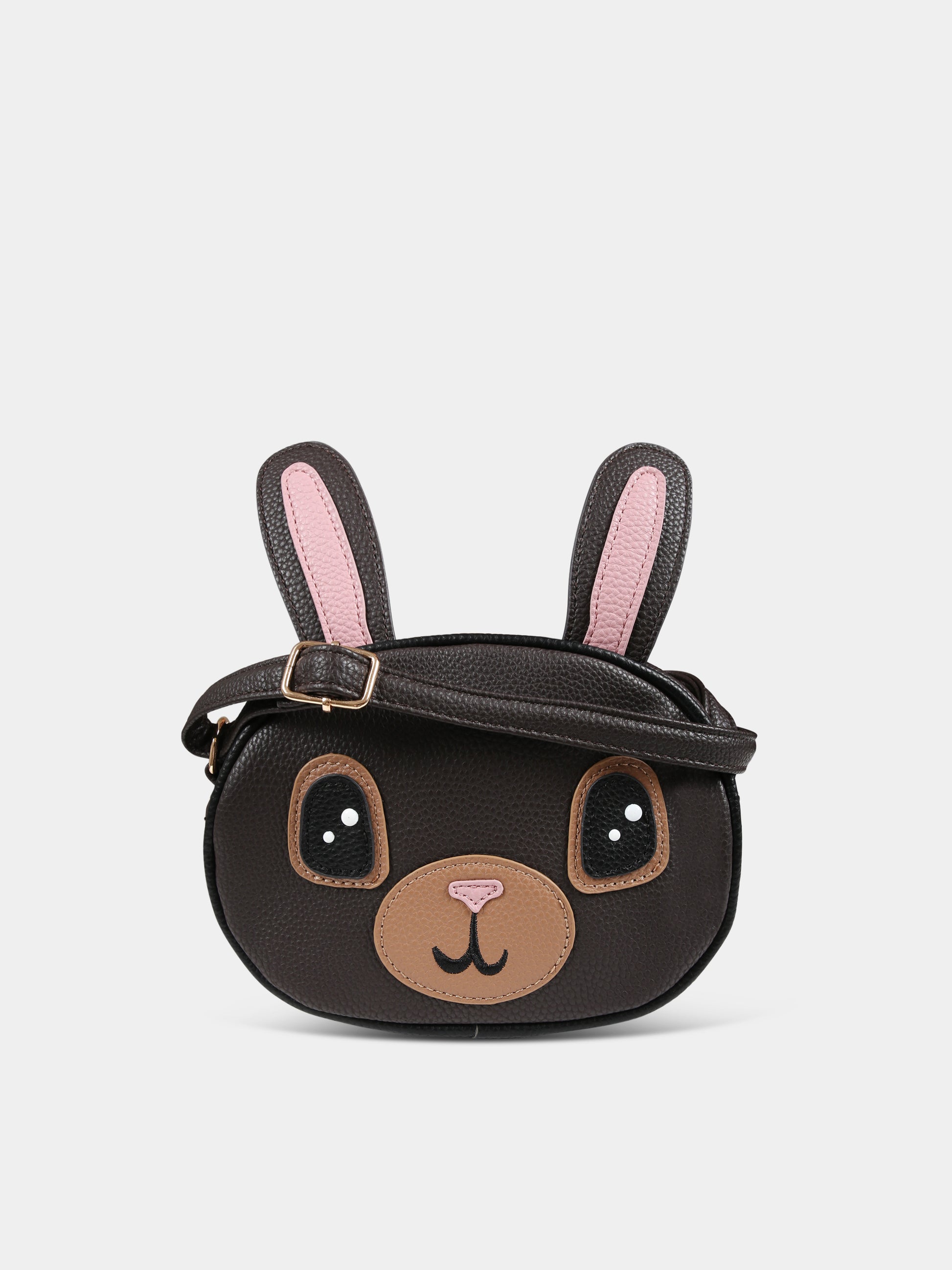 Borsa marrone per bambina,Molo,7W23V104 0099