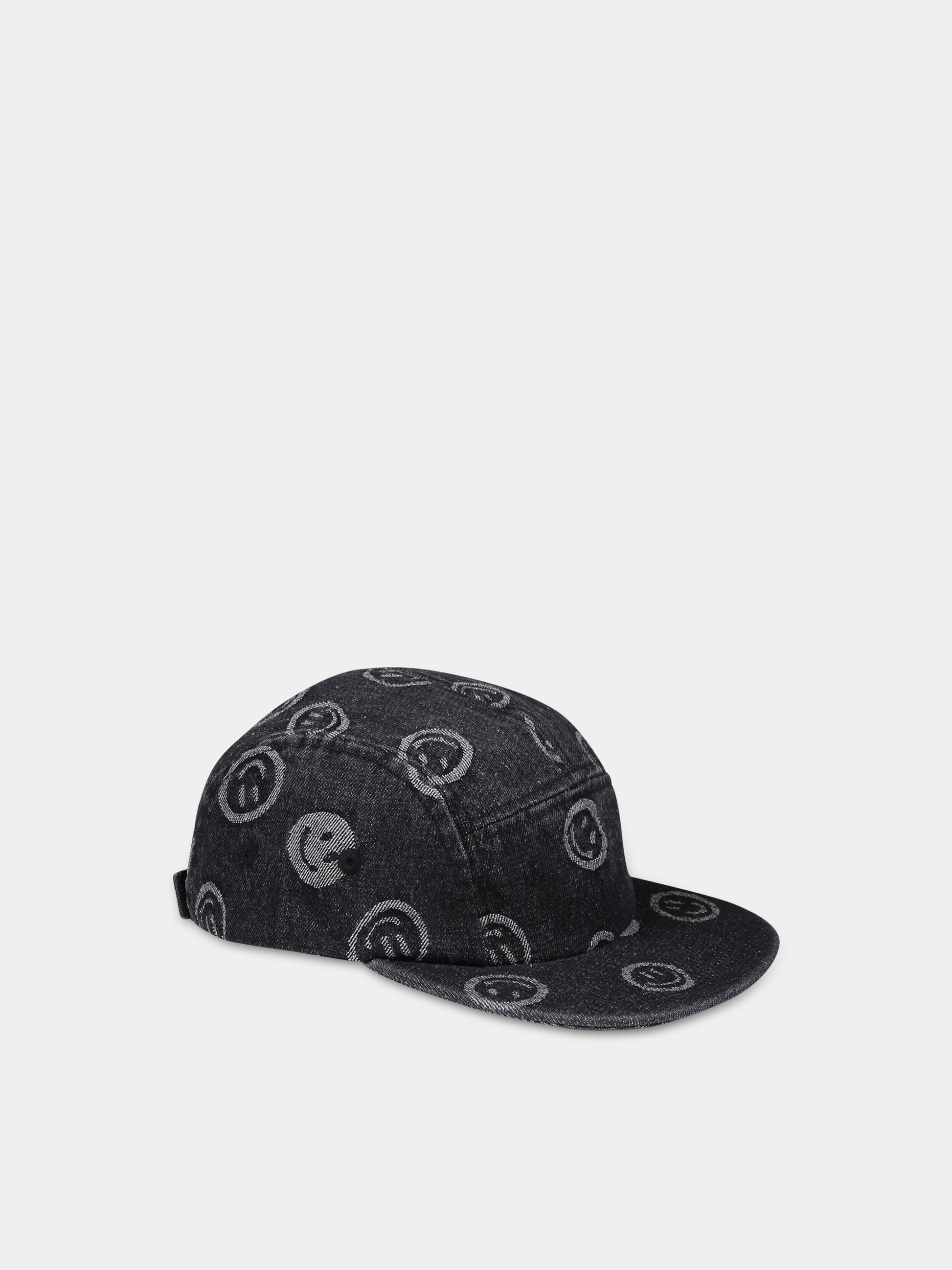 Cappello nero per bambini con smile,Molo,7W23Y302 8811