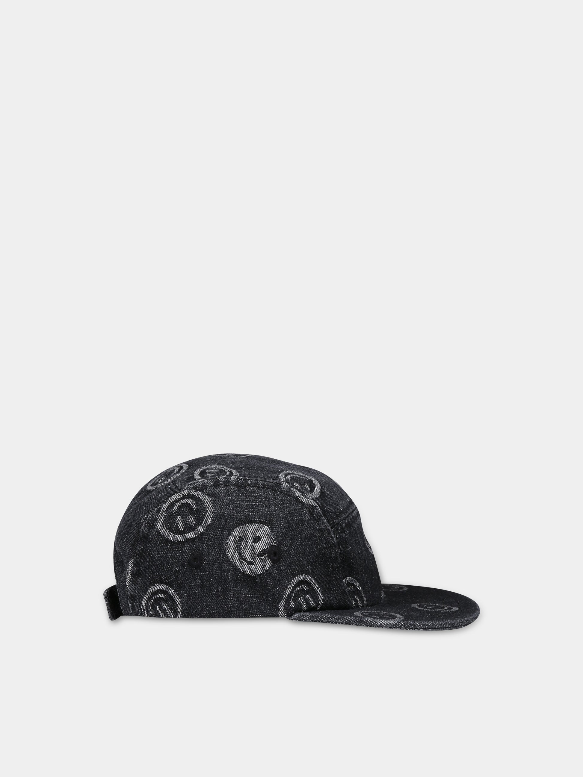 Cappello nero per bambini con smile,Molo,7W23Y302 8811