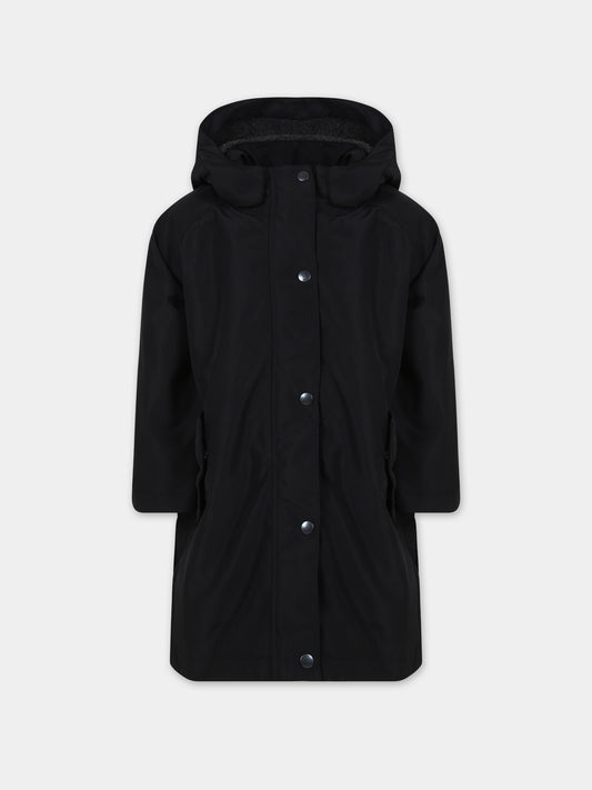 Parka nero per bambini,Molo,5W23M307 0099