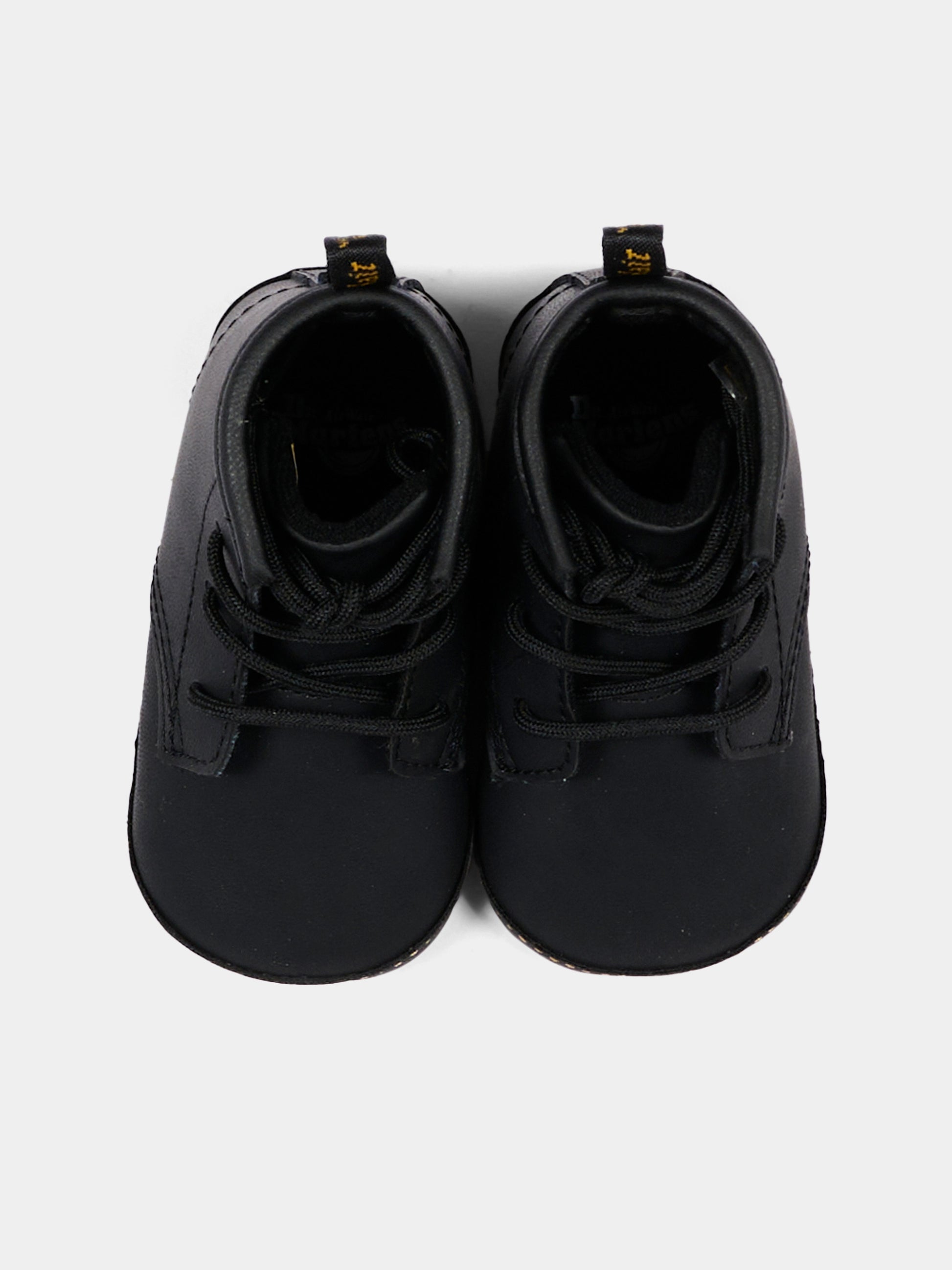 stivaletti neri per neonati,Dr. Martens,1460 CRIB 26808001 BLACK