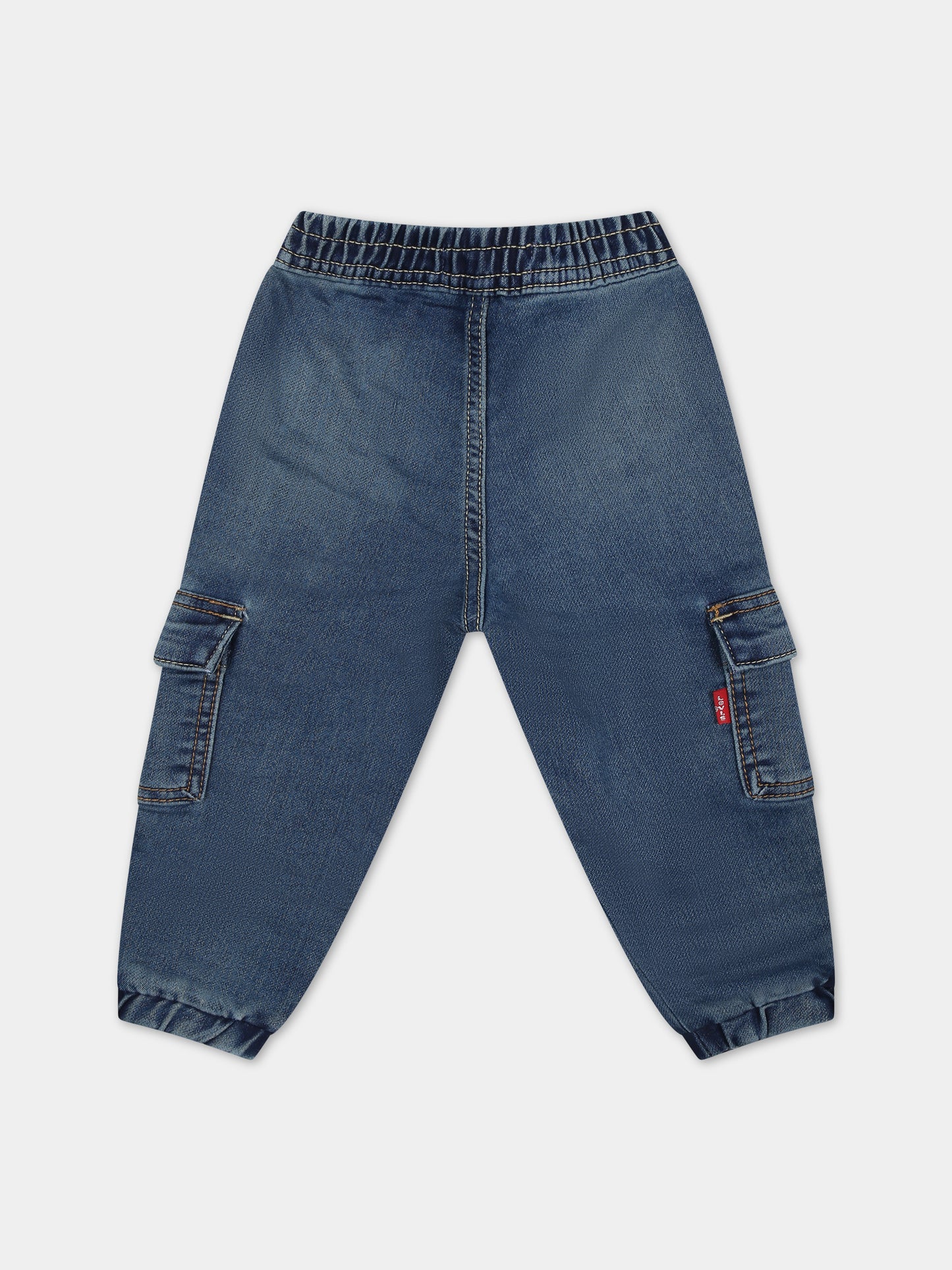 Jeans cargo in denim per neonato,Levi's Kids,23WMLK6EJ115 M9Q