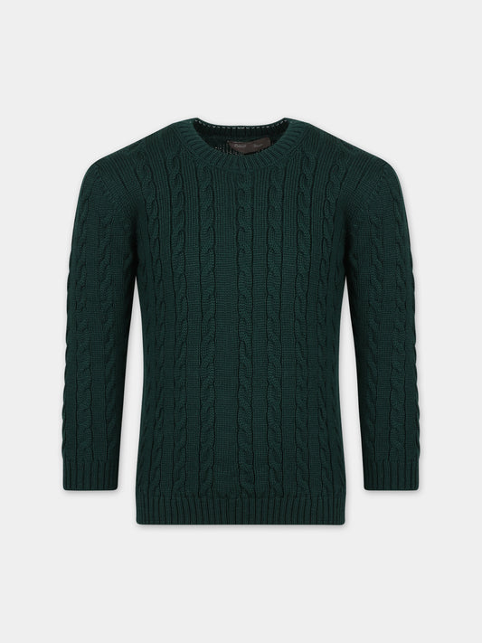 Maglione verde per bambini,Little Bear,7164 VERDE