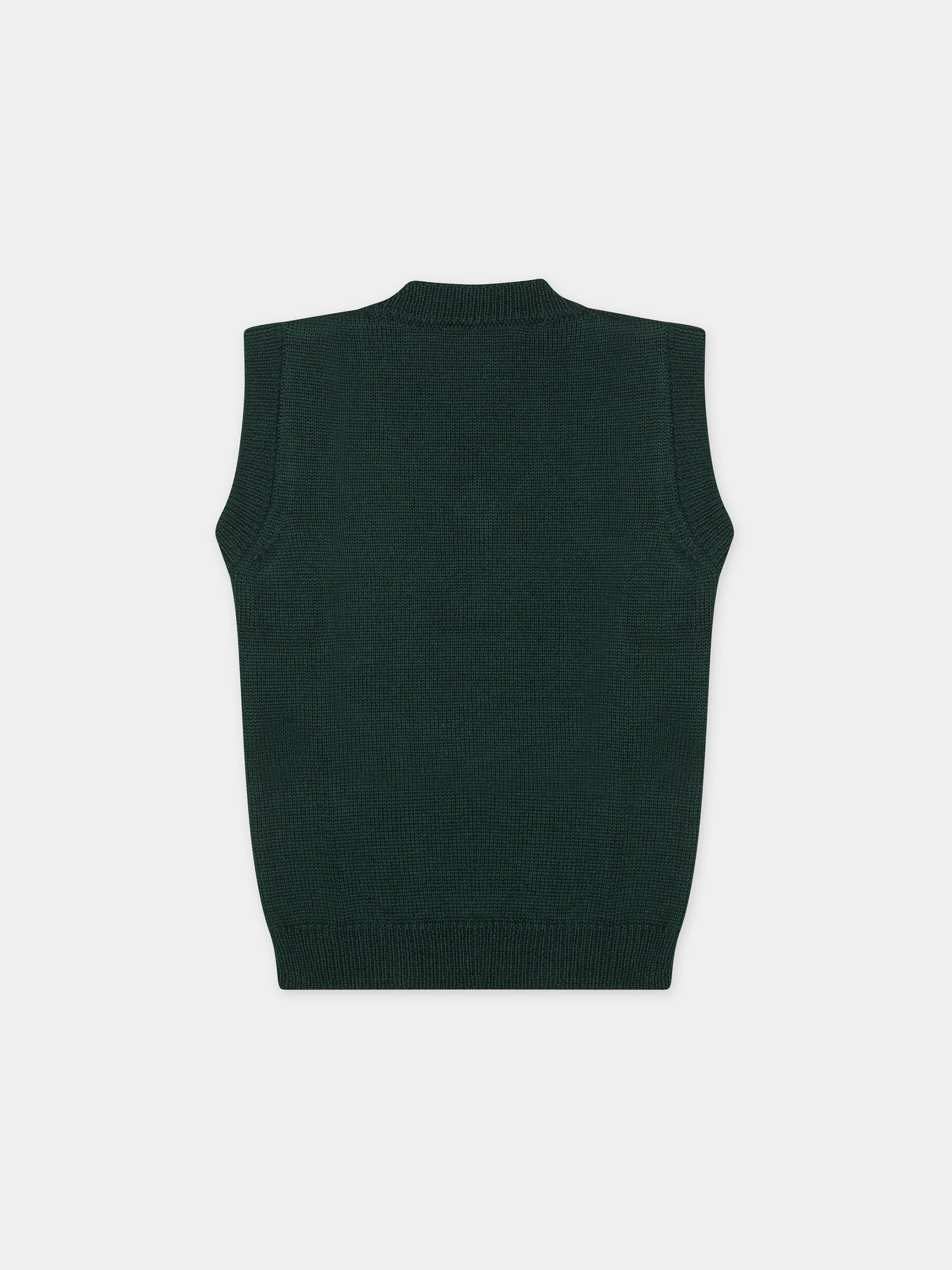 Maglia gilet verde per neonato,Little Bear,7159 VERDE