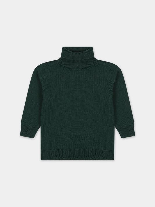 Dolcevita verde per neonato,Little Bear,7155 VERDE