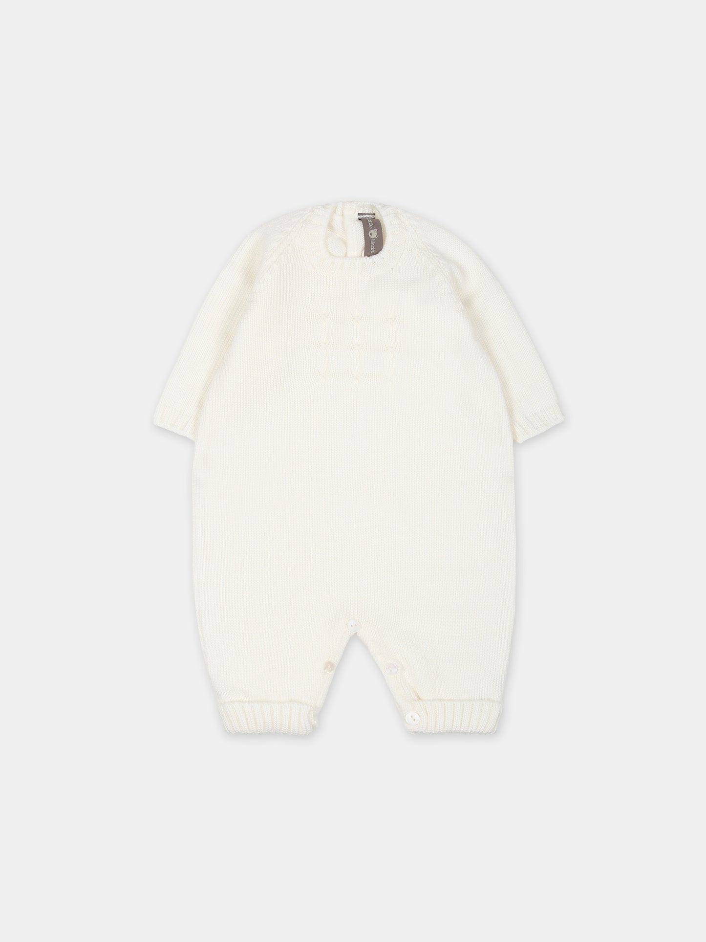Tutina bianca per neonati,Little Bear,7001 LATTE/LATTE