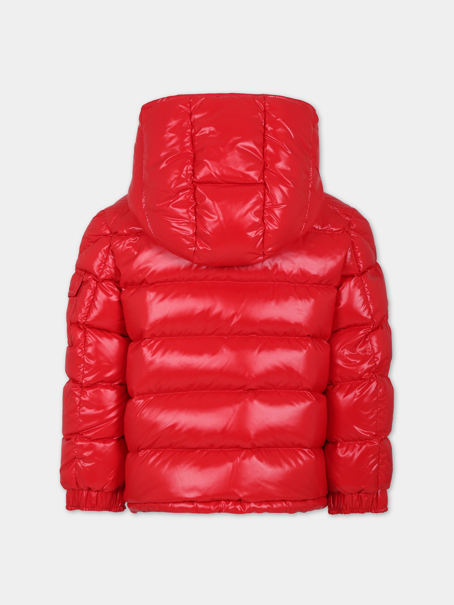 Piumino New Maya rosso per bambino con logo,Moncler Kids,954 1A12520 68950 455