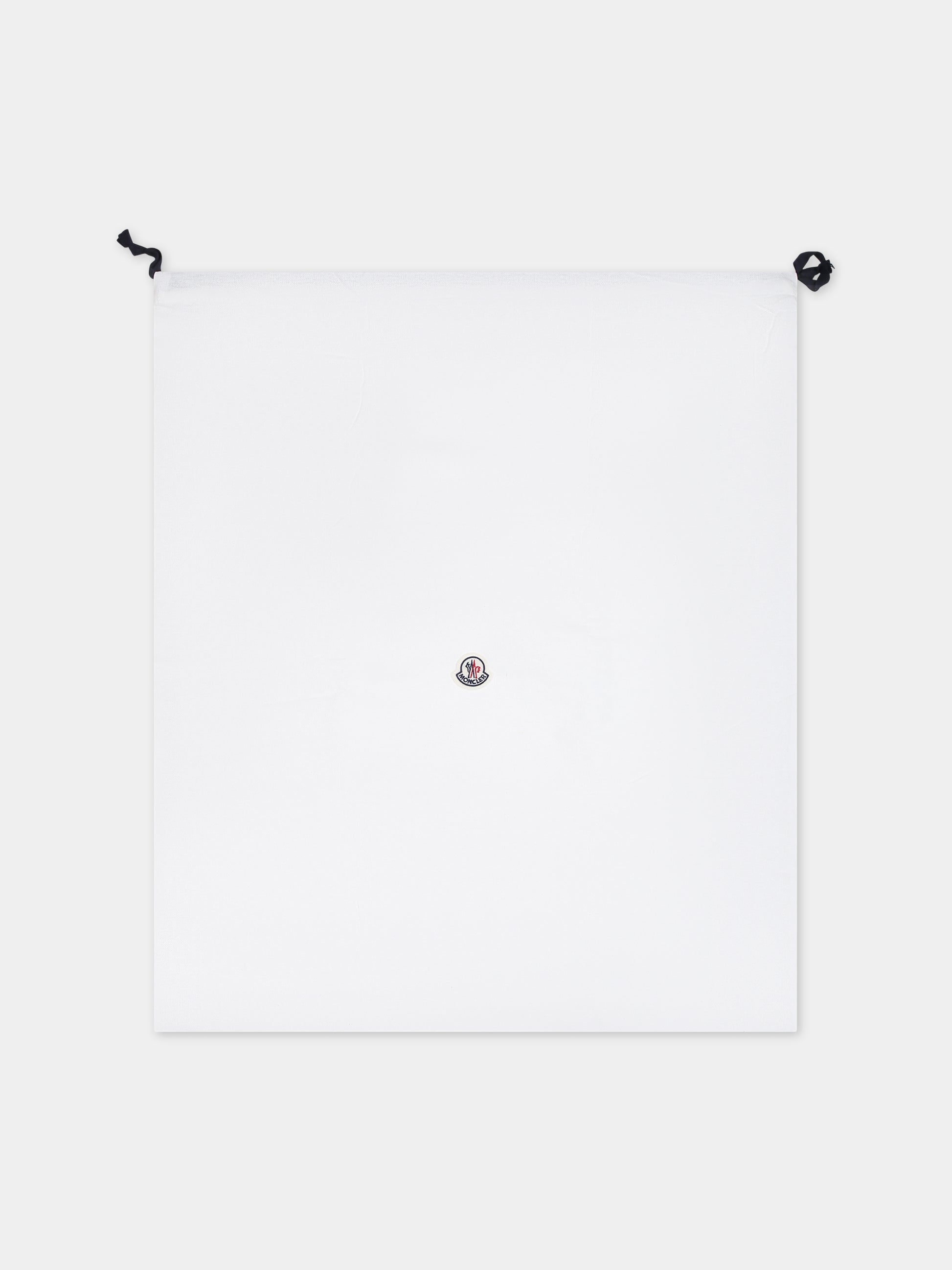 Borsa mamma nera per neonati con patch logato,Moncler Kids,951 5D00002 68950 999