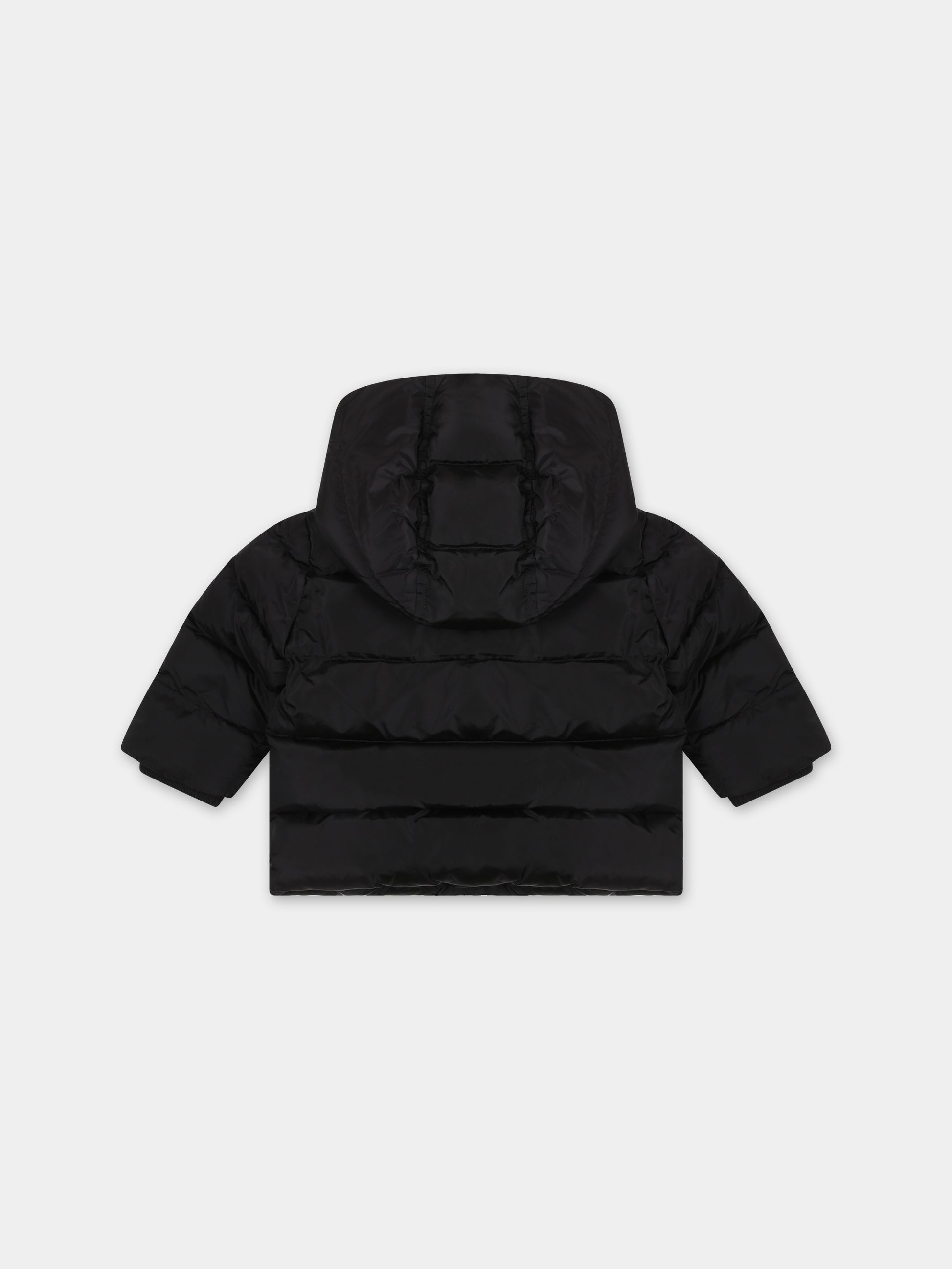 Piumino nero per neonato con logo,Dsquared2,DQ1788 D00BN DQ900