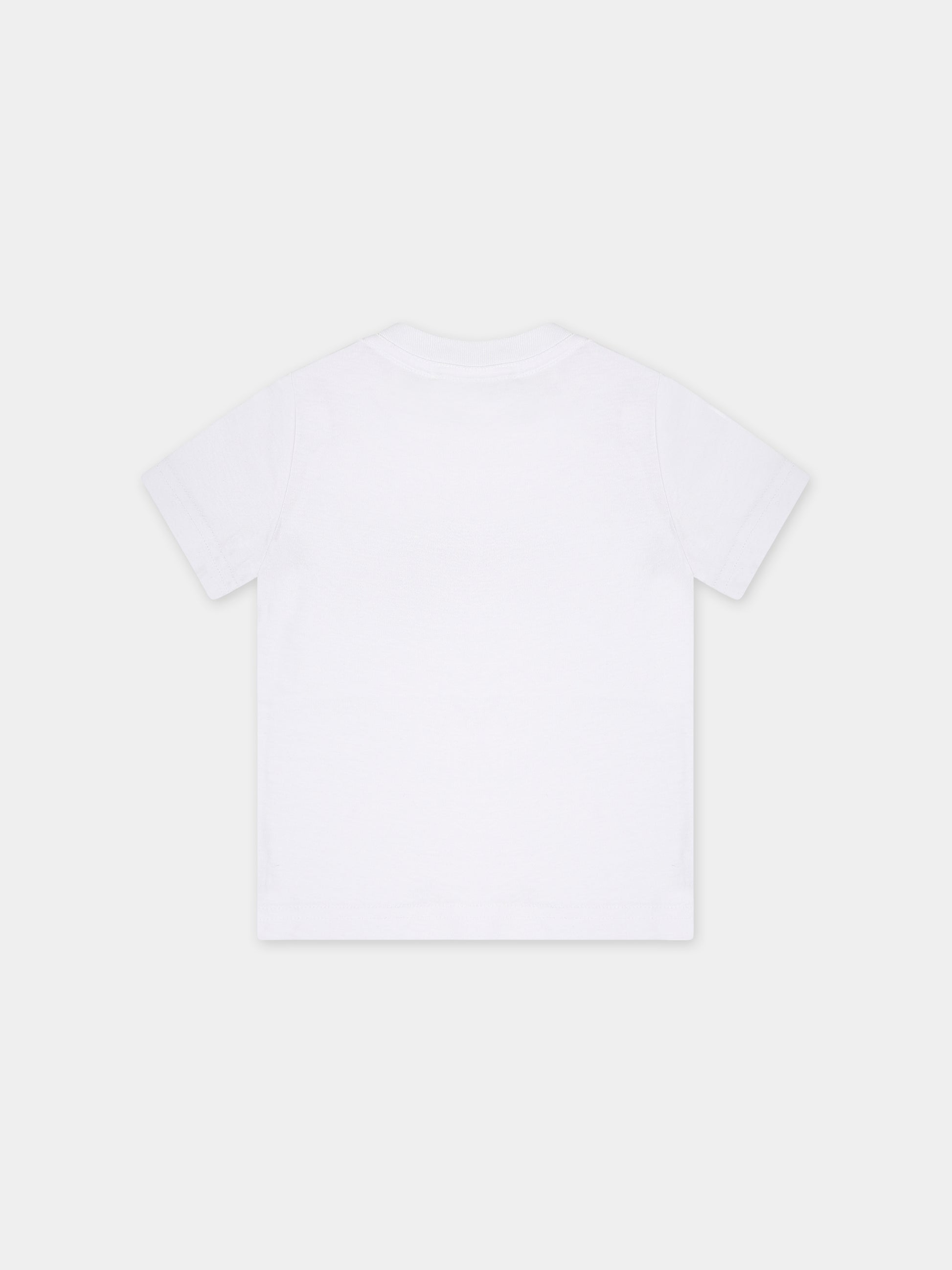 T-shirt bianca per neonato con logo,Dsquared2,DQ1792 D00MV DQ100