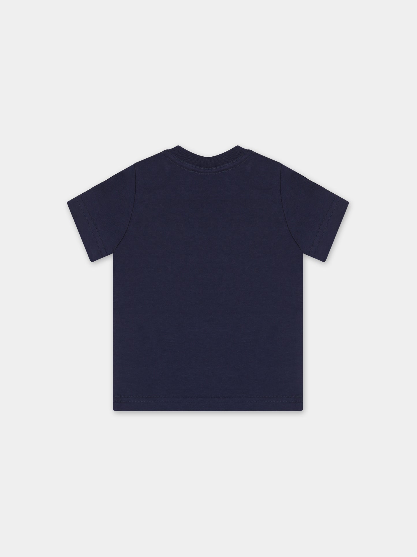 T-shirt blu per neonato con logo,Dsquared2,DQ1792 D00MV DQ875