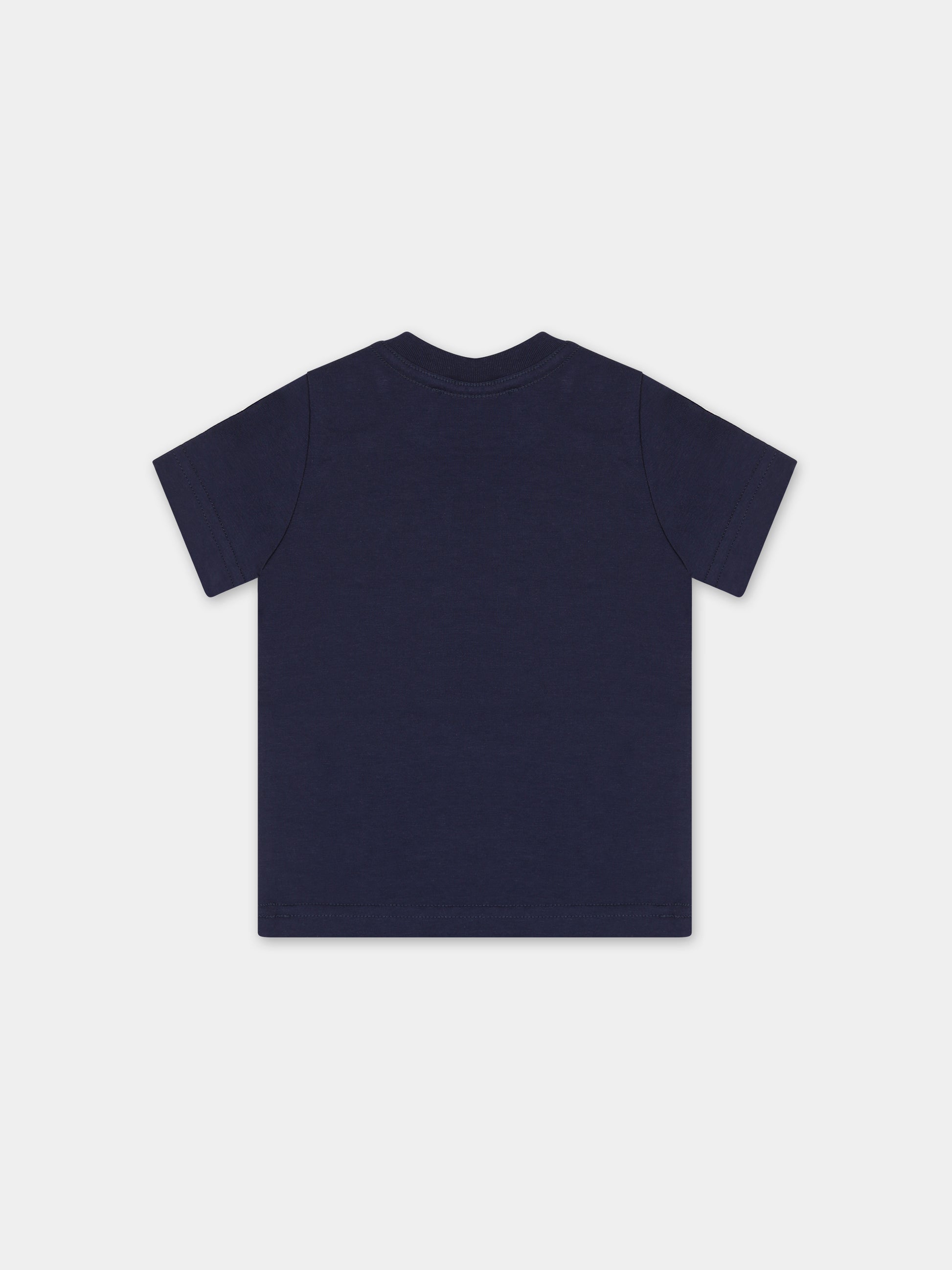 T-shirt blu per neonato con logo,Dsquared2,DQ1792 D00MV DQ875