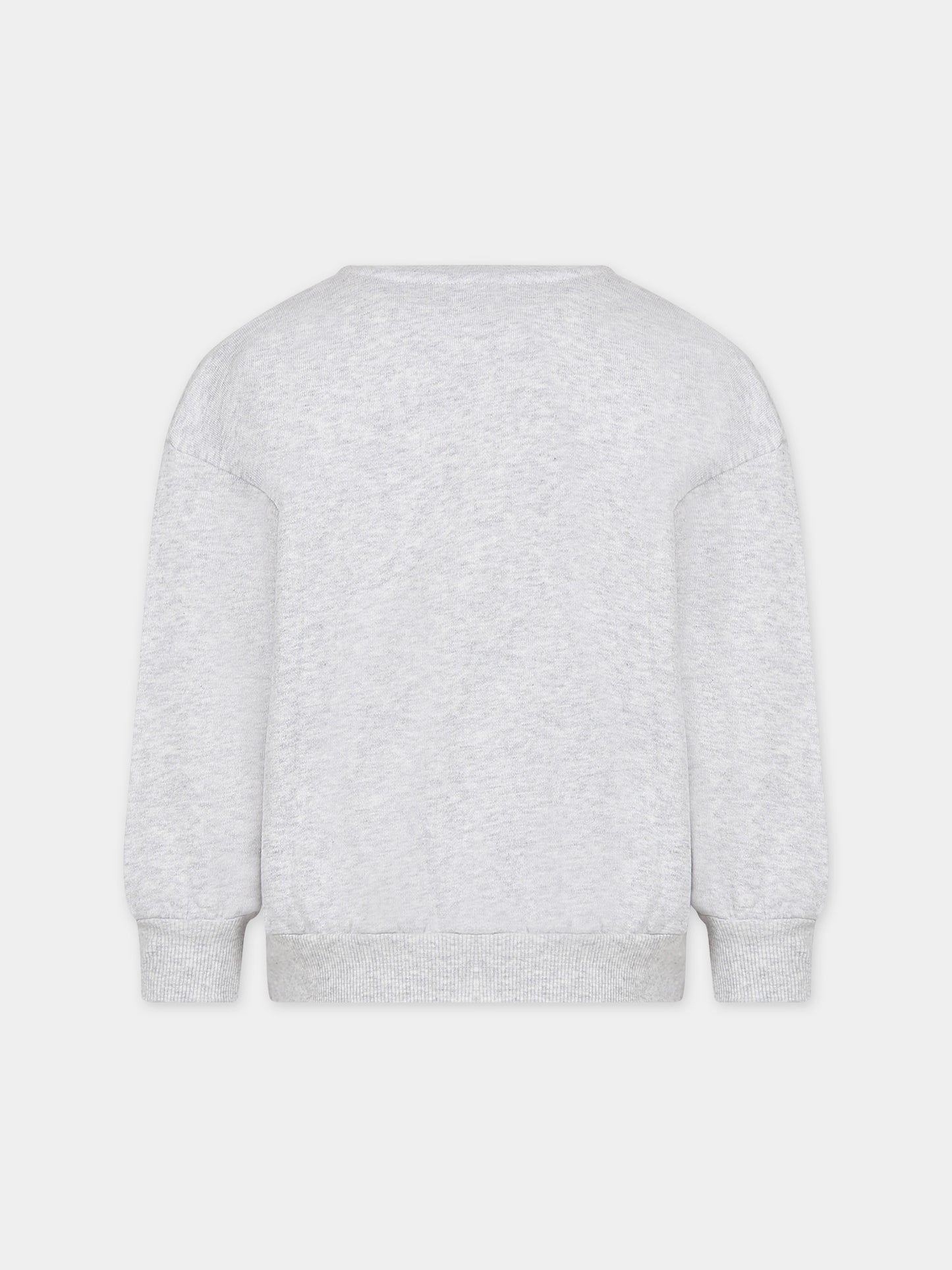 Felpa grigia per bambini con stampa gatto chef,Mini Rodini,2372017294