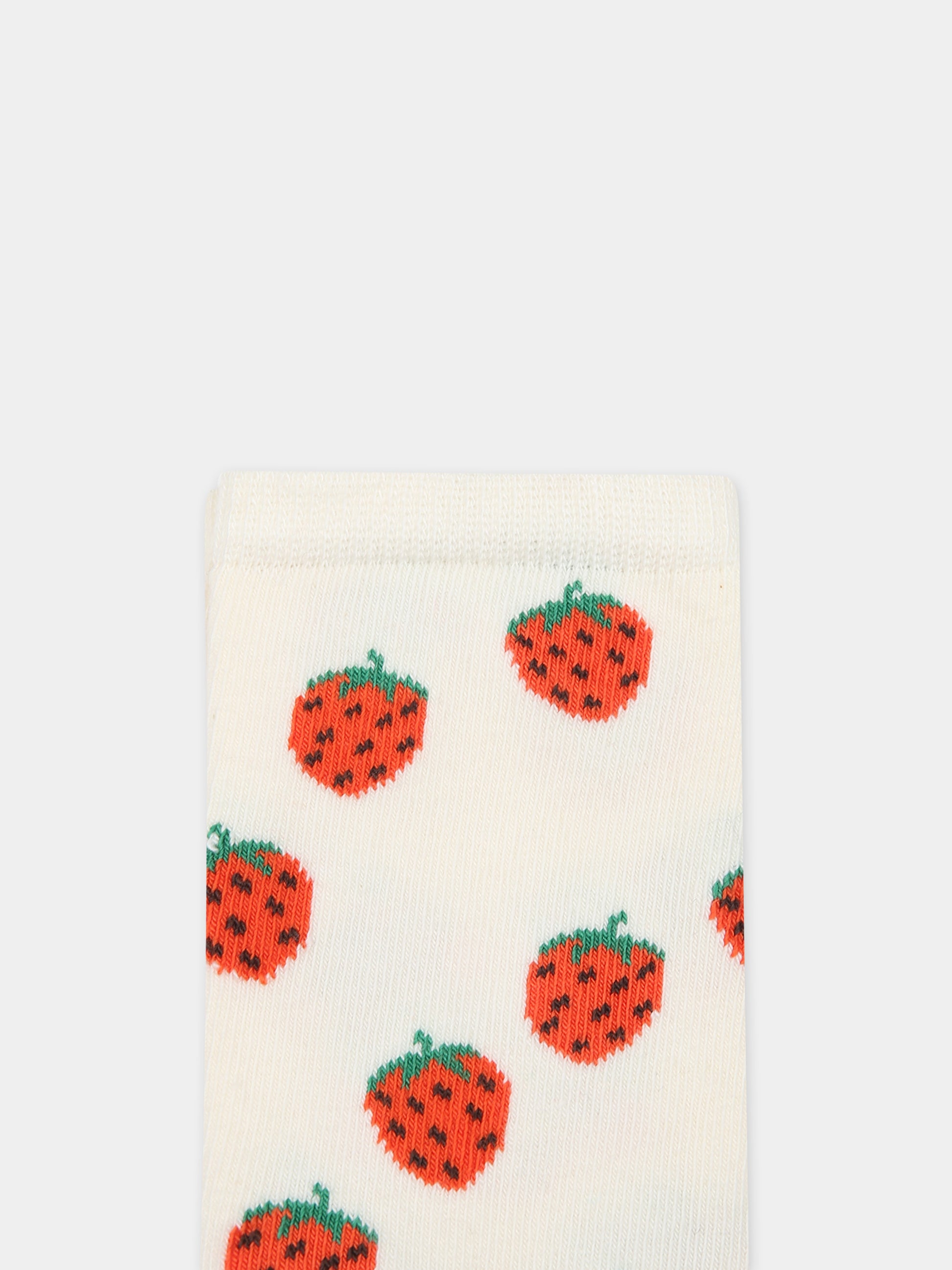 Set bianco per bambina con logo,Mini Rodini,2376010900