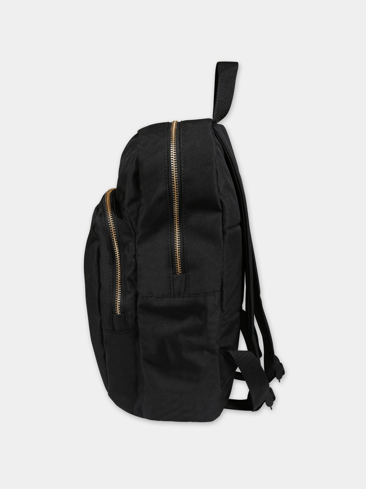 Zaino nero per bambini con pantera,Mini Rodini,1100012099