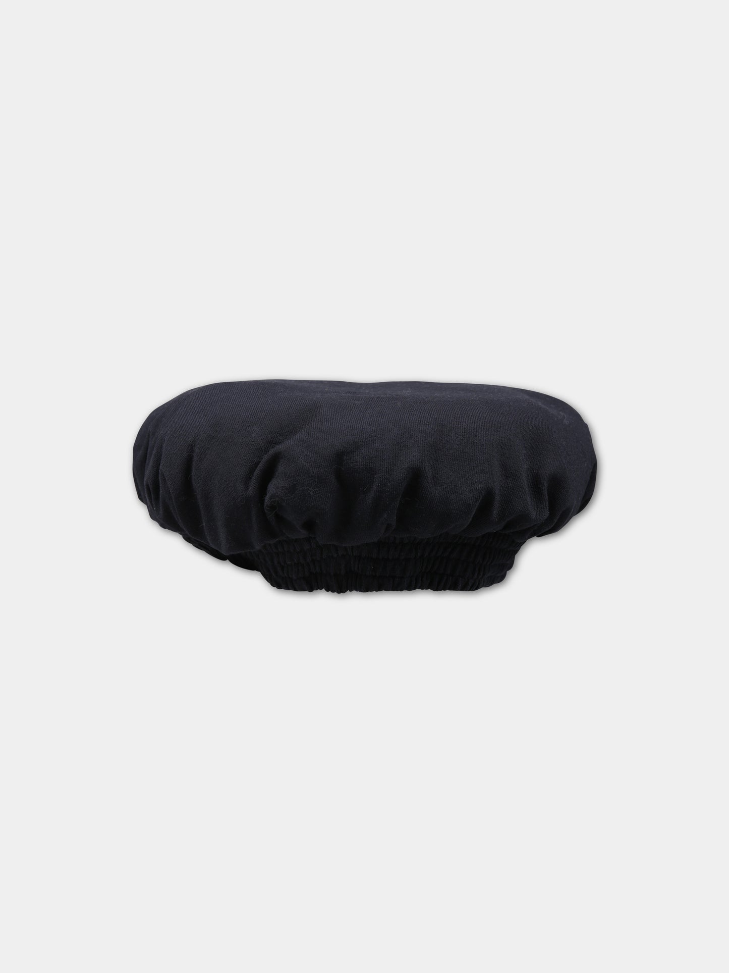 Basco nero per bambini con panda,Mini Rodini,1000014899