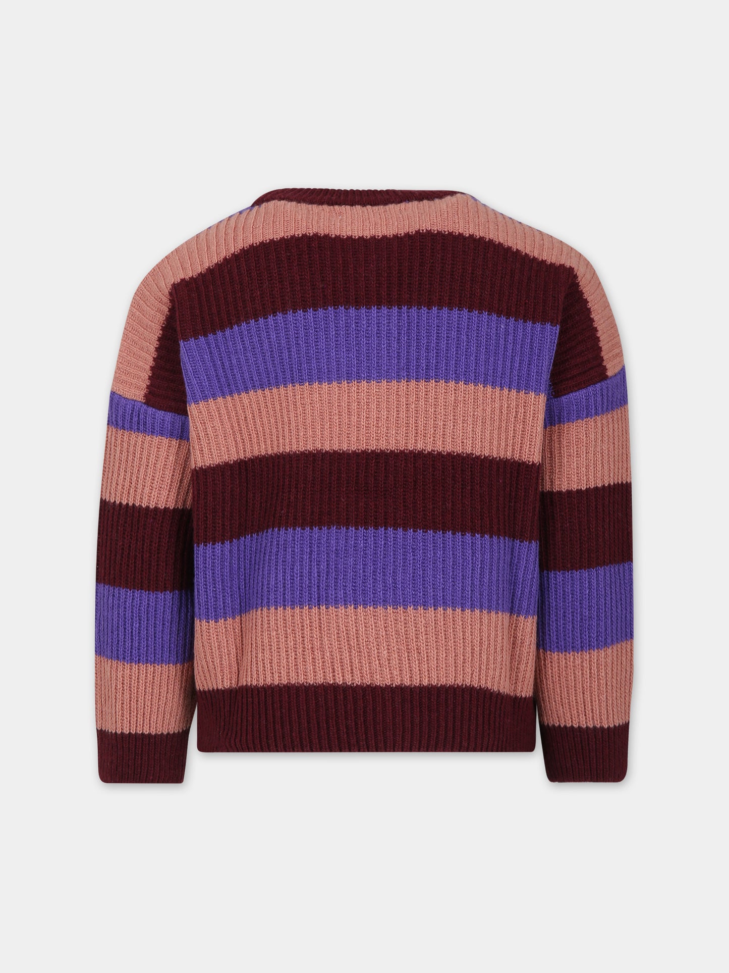 Maglione multicolor per bambina con logo,The New Society,W23KKNJU4R5