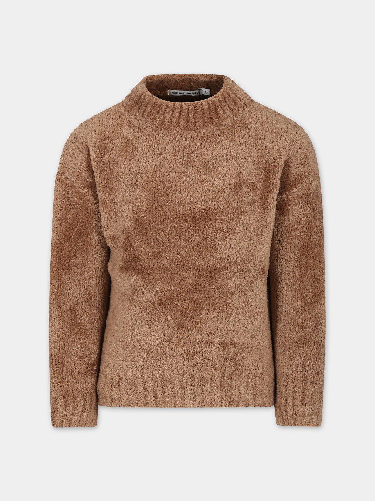 Felpa marrone per bambini,The New Society,W23KKNJU11S7