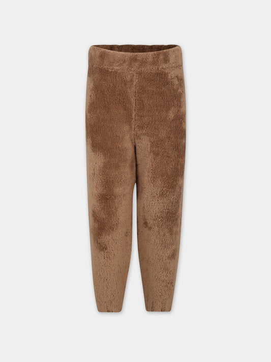 Pantalone casual  marrone per bambini,The New Society,W23KKNPA10S7