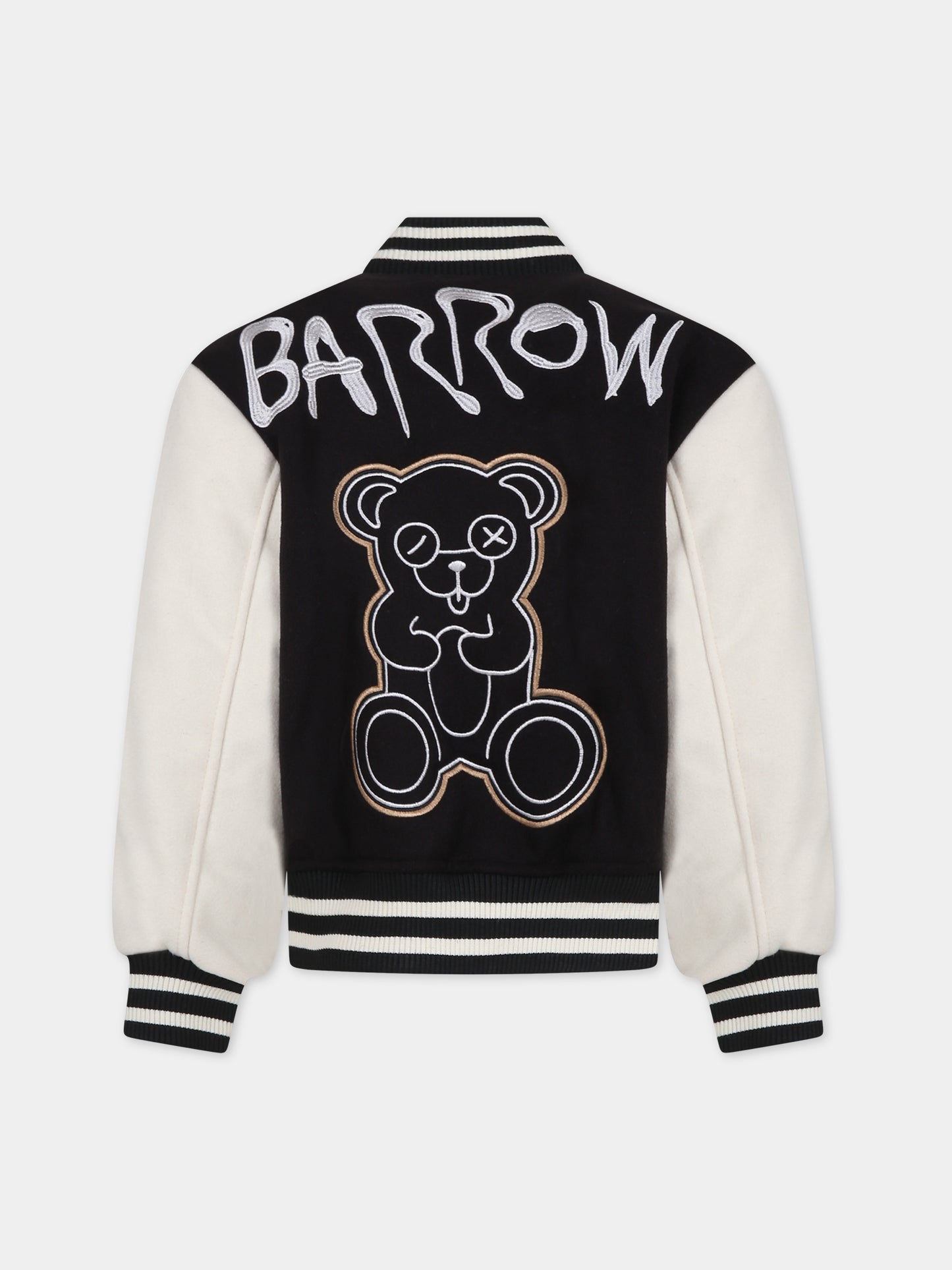 Bomber nero per bambini con smiley,Barrow,F3BKJUBO034 110