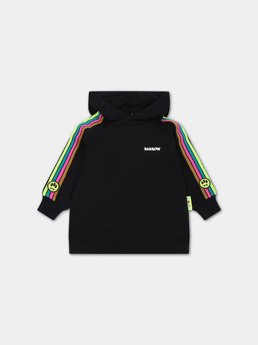 Vestito nero per neonata con smile,Barrow,F3BKNGDR109 110