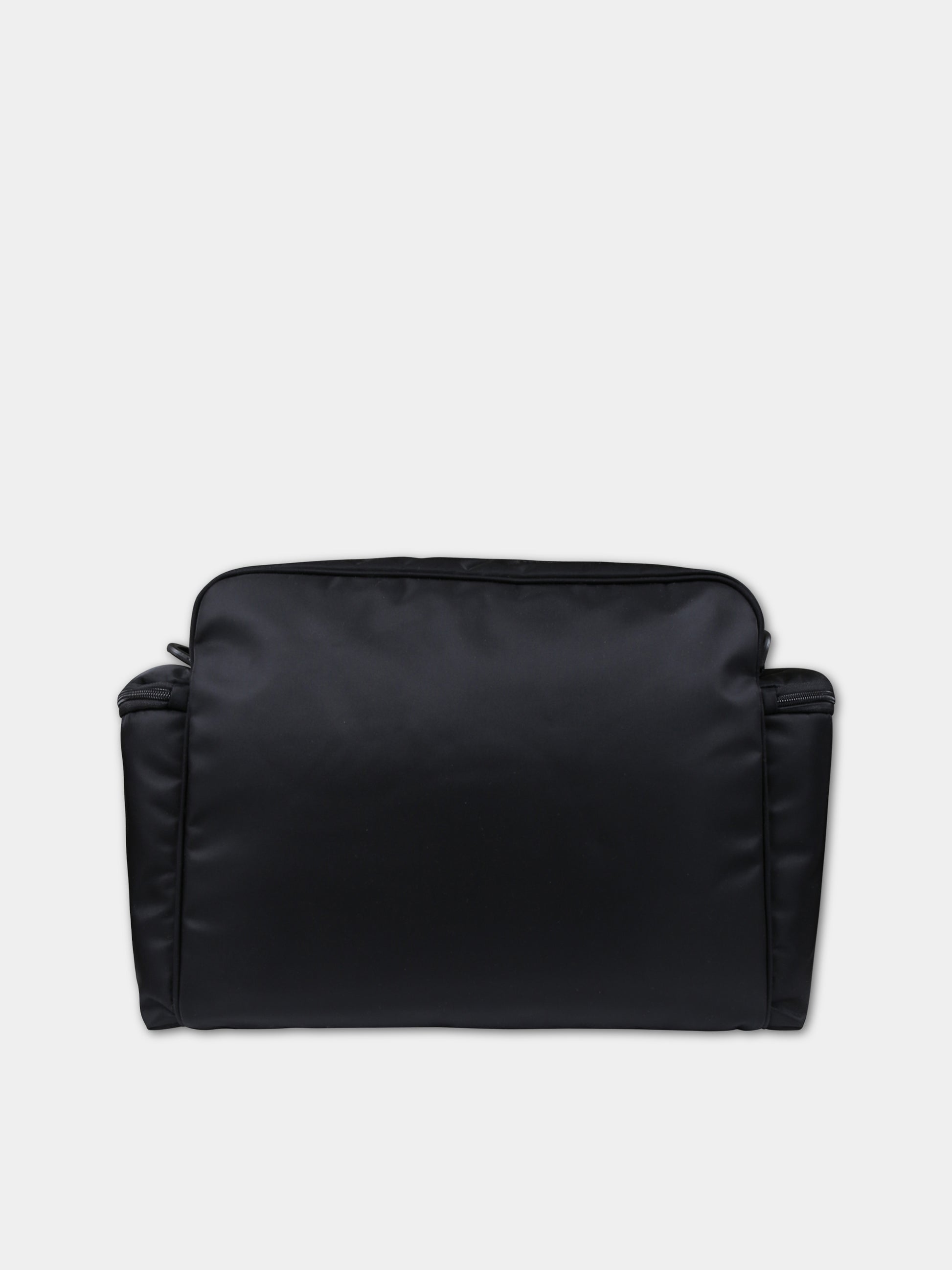 Borsa mamma nera per neonati,Off White,OBXE001F23FAB0021001