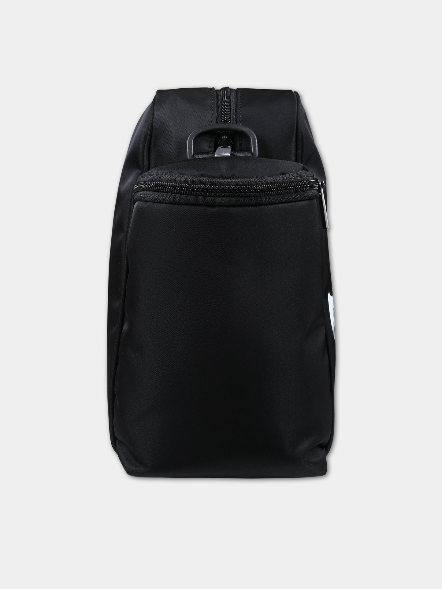 Borsa mamma nera per neonati,Off White,OBXE001F23FAB0021001