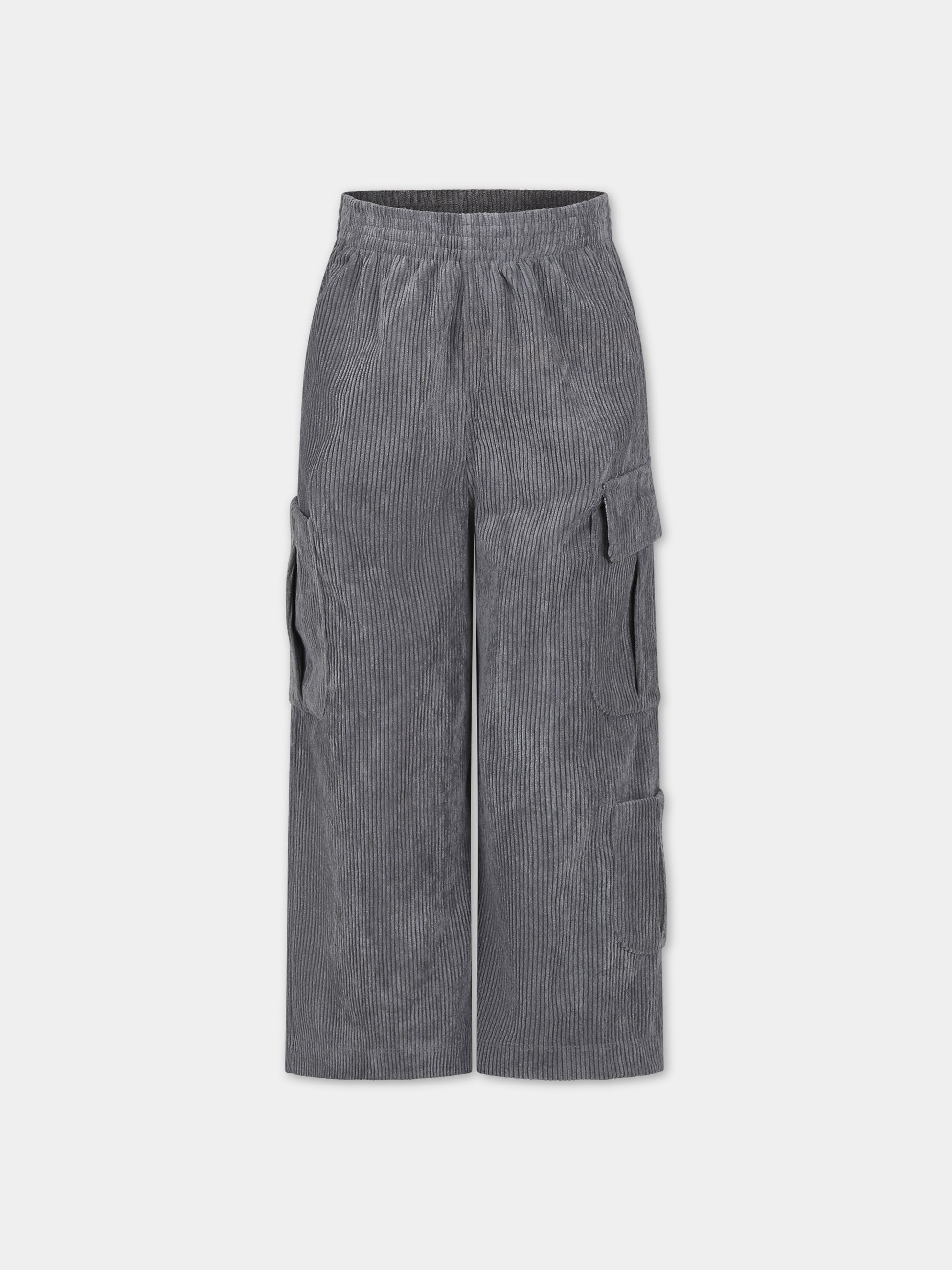 Pantaloni girgi per bambina,Caffe' D'orzo,ZT6A20 V0092 904