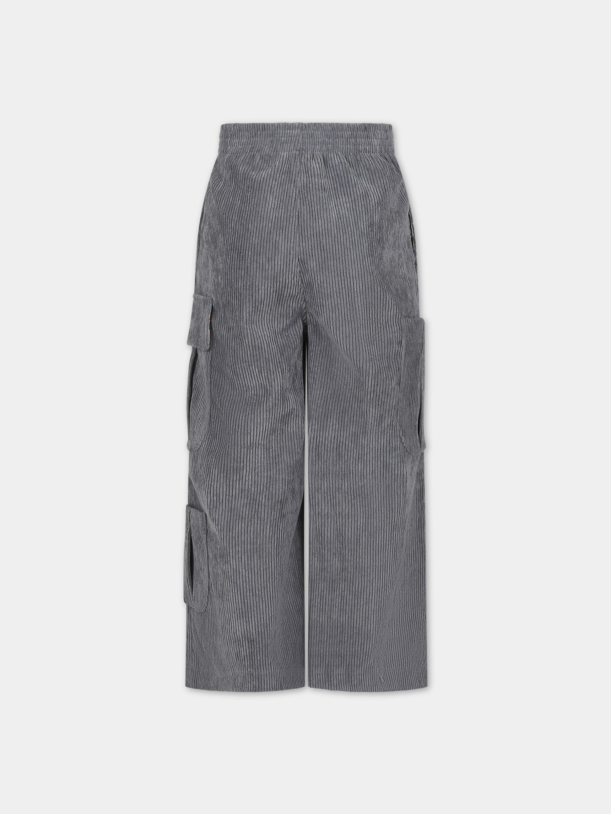 Pantaloni girgi per bambina,Caffe' D'orzo,ZT6A20 V0092 904