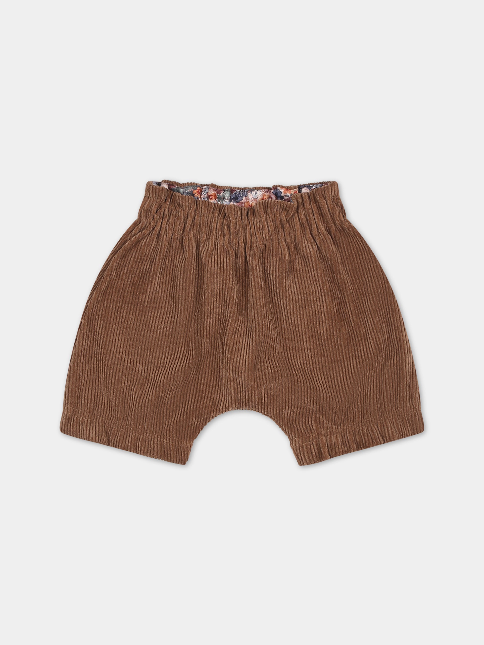 Shorts marroni per neonata,Caffe' D'orzo,ZT6009 V0092 313