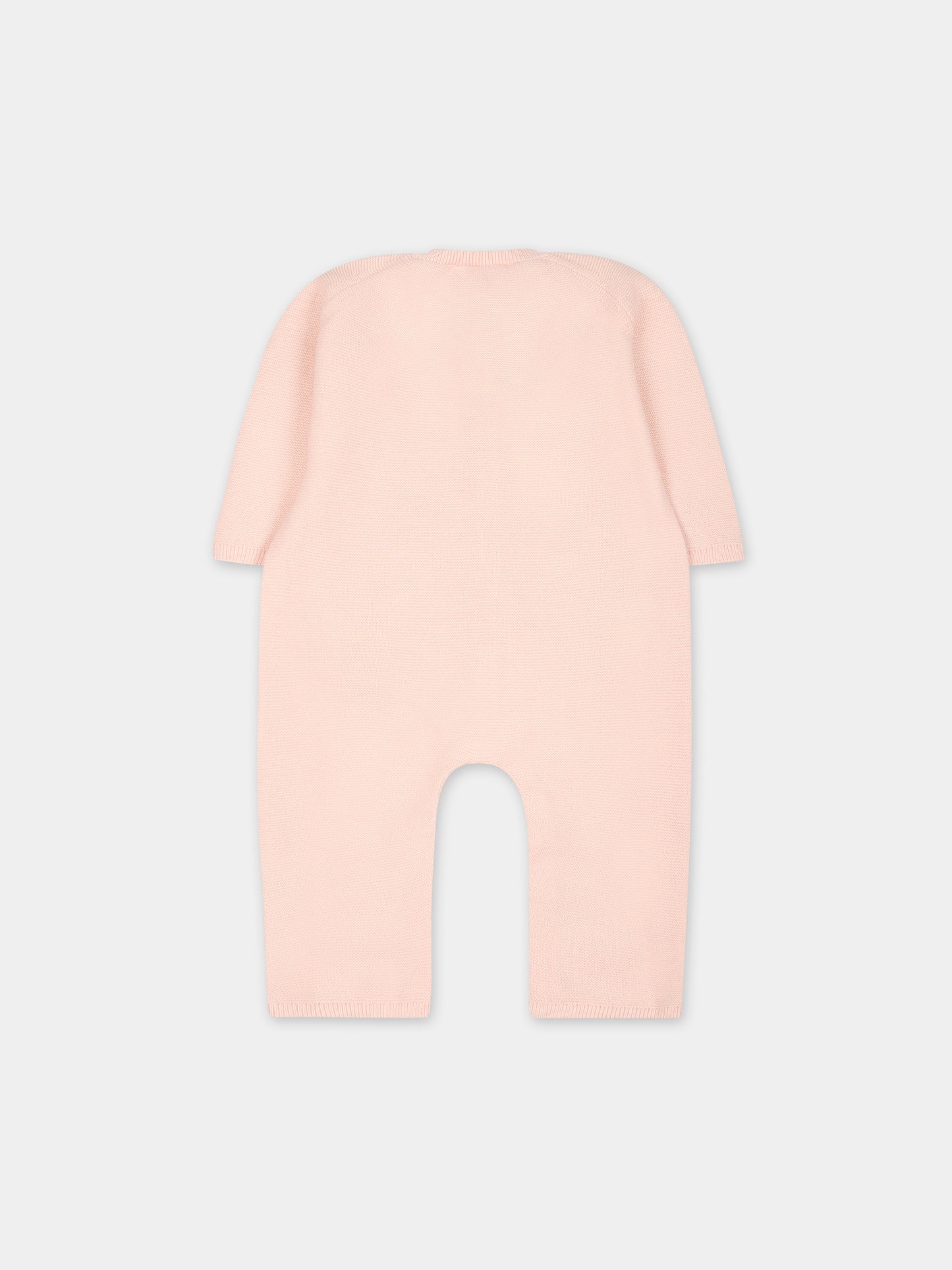 Tutina rosa per neonata con pecore,Tartine Et Chocolat,TX32000-31