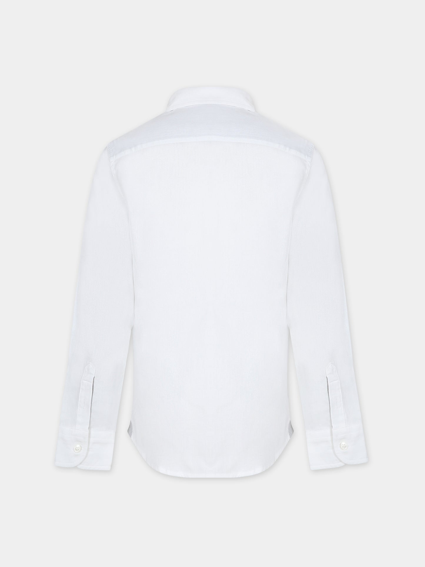 Camicia bianca per bambino con logo,Eleventy,ET5P20 P0331 100