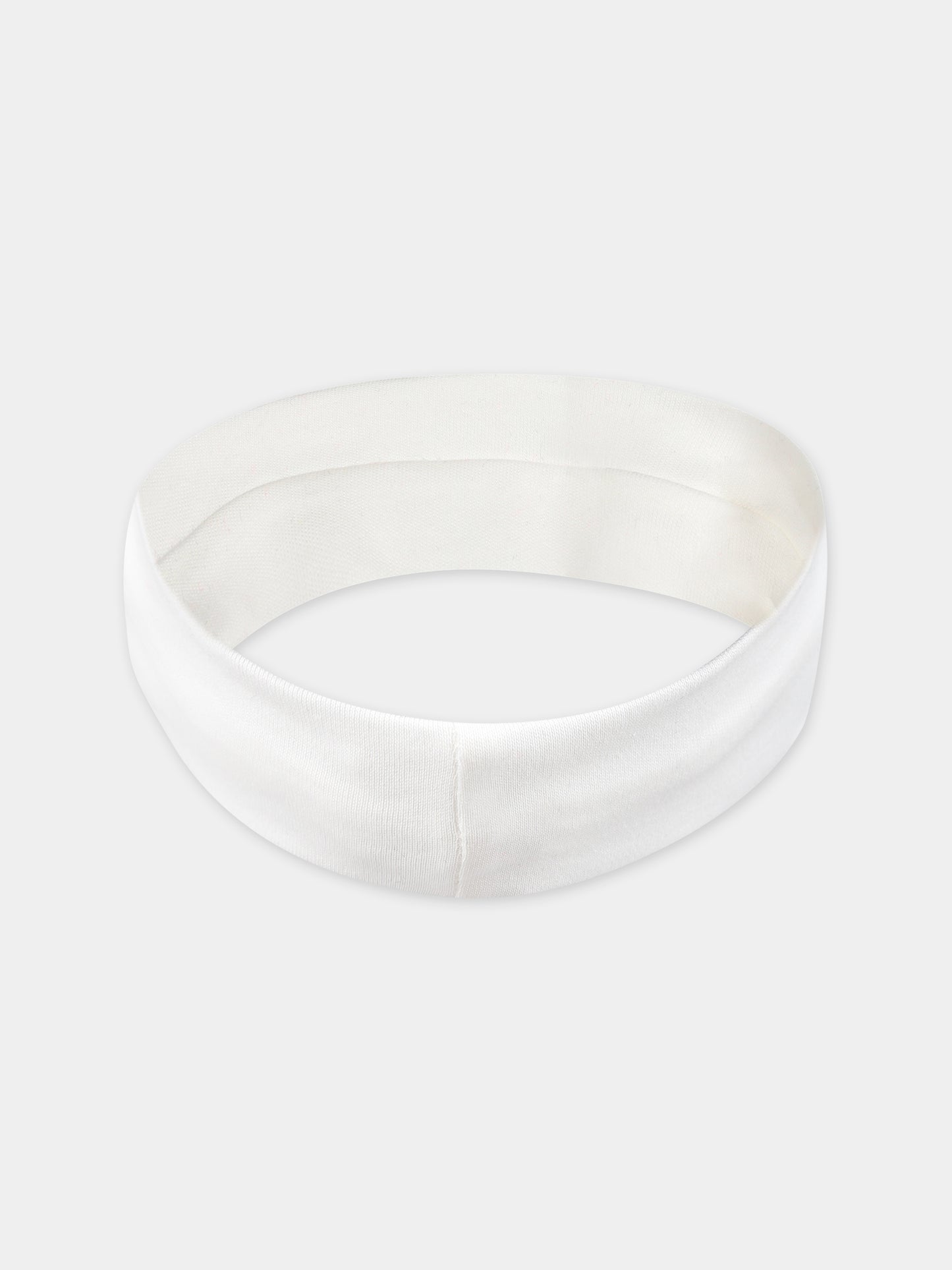 Fascia bianca per neonata con logo,Blumarine Baby,IF3175 10602