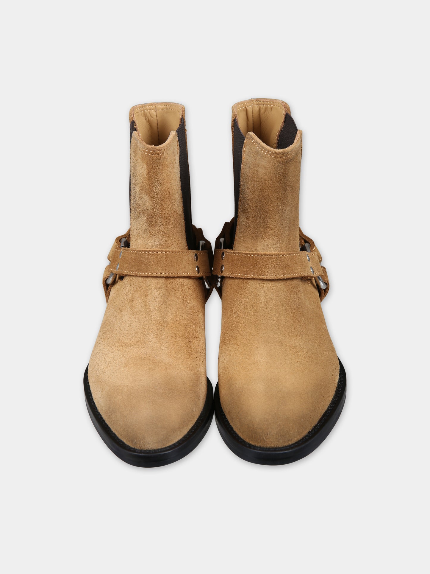 Stivaletti marroni per bambini,Gallucci Kids,J30233EM632503B