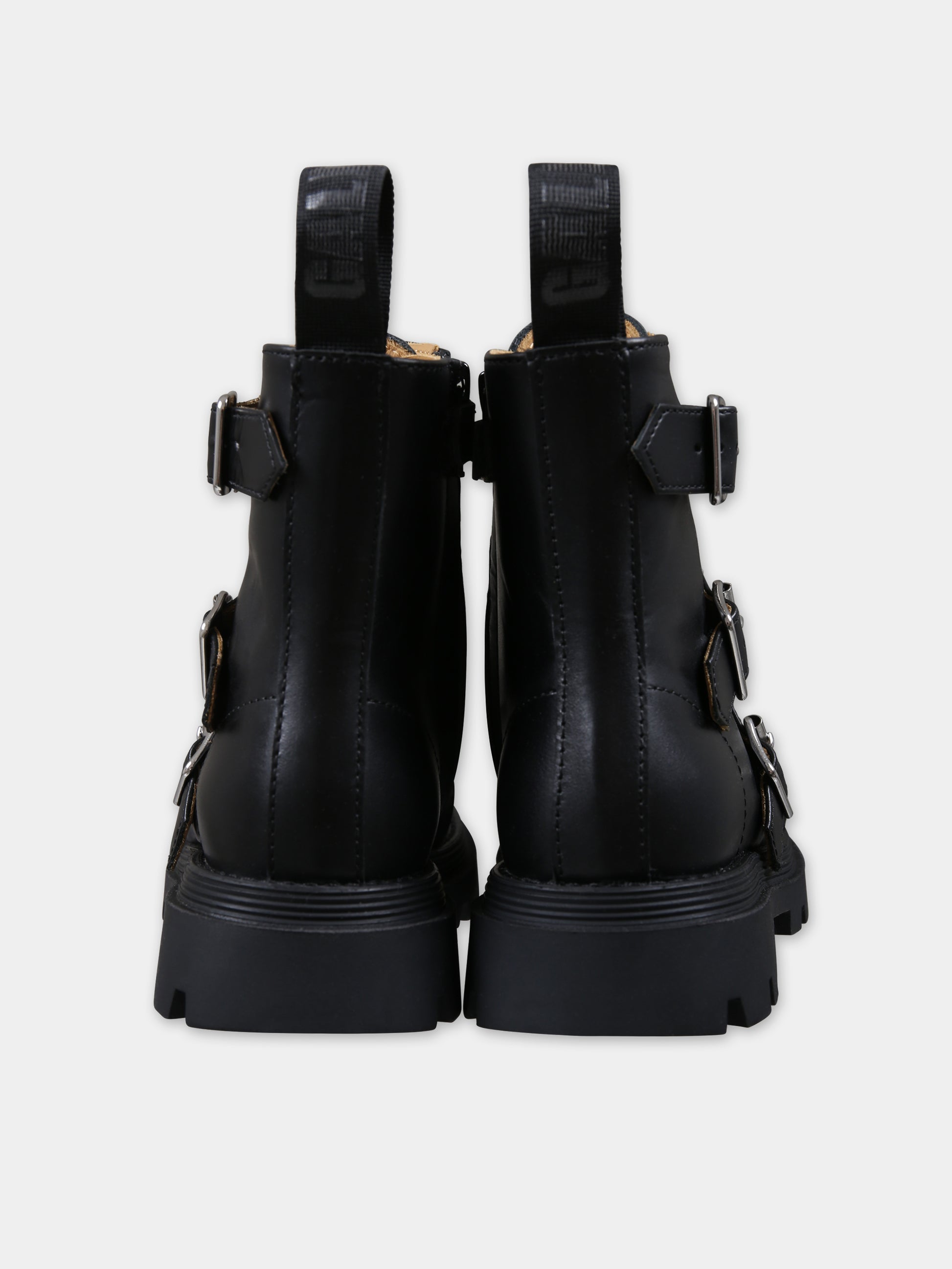 Anfibi neri per bambina,Gallucci Kids,J30234AM090999