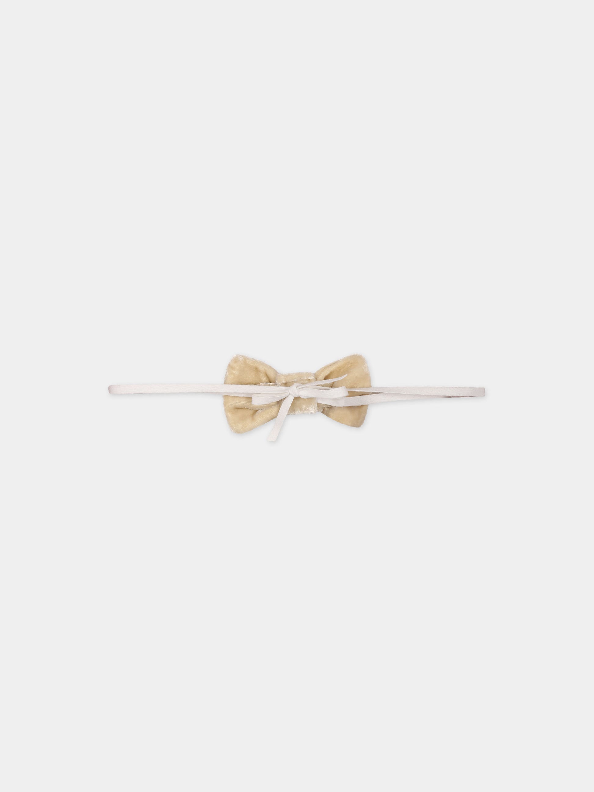 Papillon beige per neonato,La Stupenderia,CCPP51V72