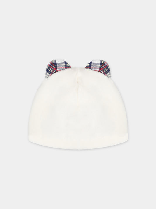 Cappello avorio per neonati,La Stupenderia,TBCP70L02