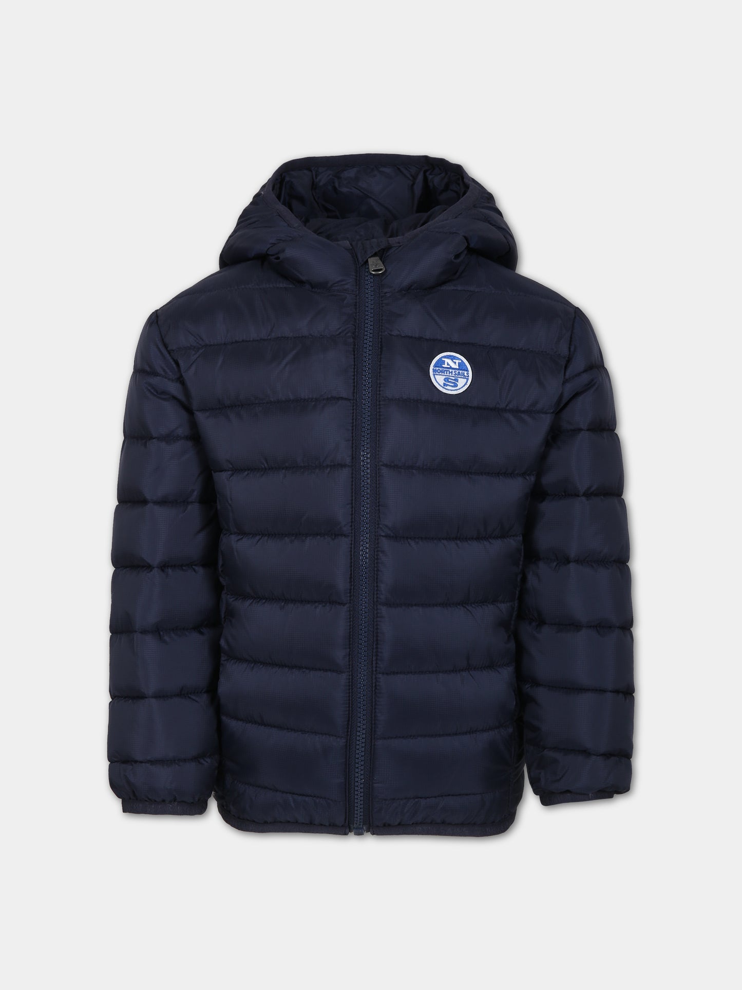 Piumino blu per bambino con logo,North Sails,701910 000 0802