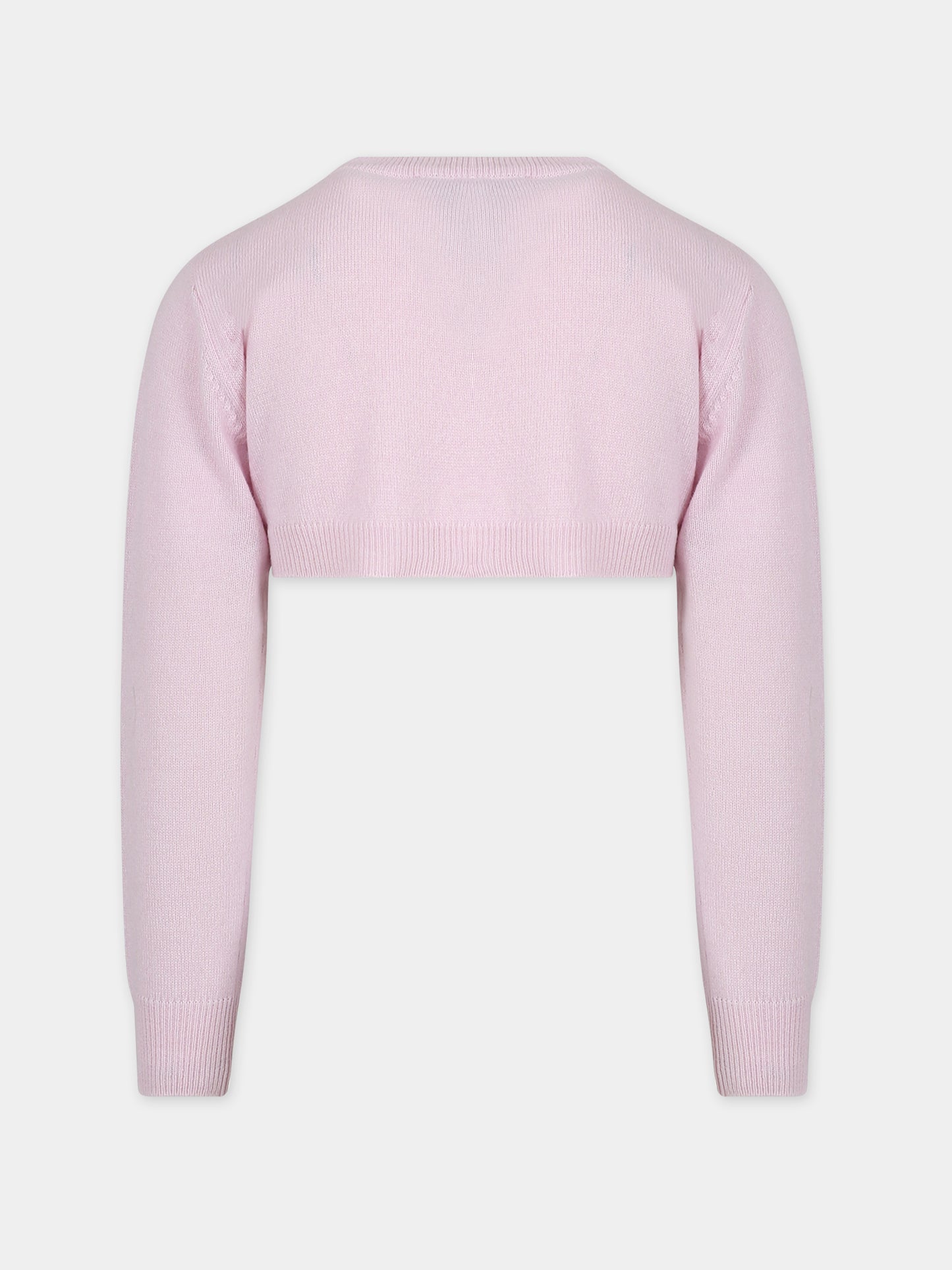 Cardigan rosa per bambina,Simonetta,ST9A80 W0052 578