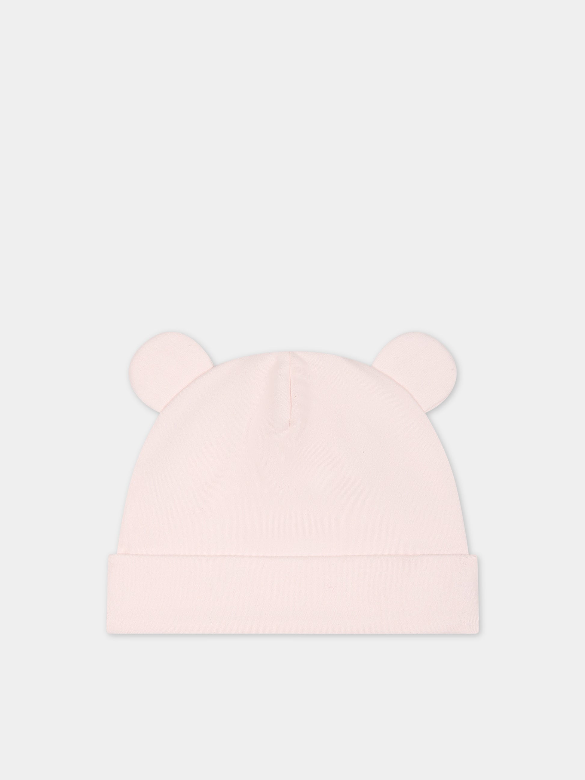 Set bianco per neonata con logo,Monnalisa,35B505 2004 0192