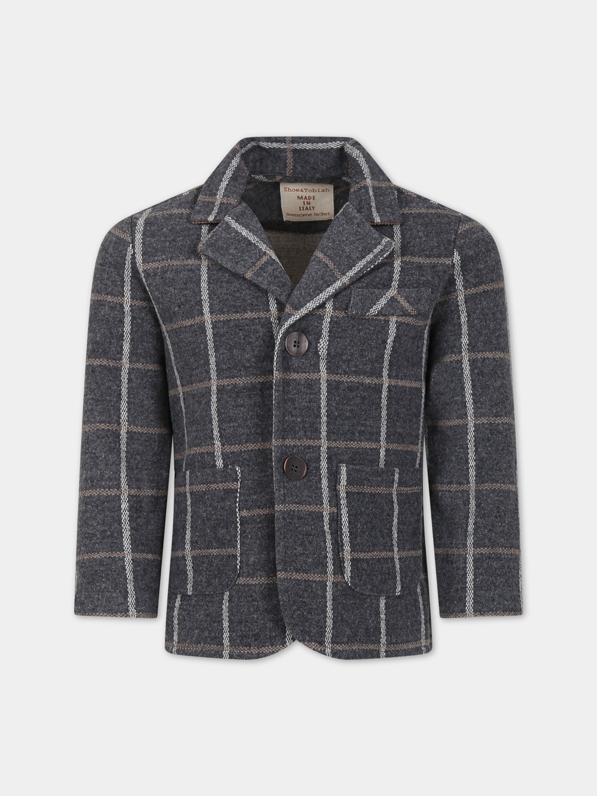 Giacca grigia per bambino,Zhoe & Tobiah,WMC3 25