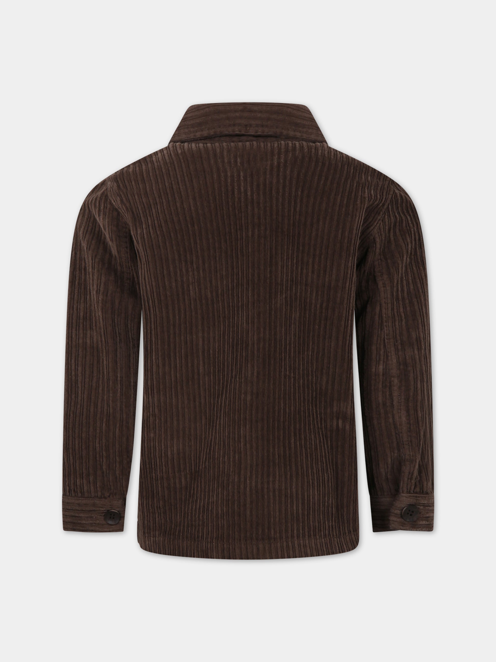 Camicia marrone per bambino,Zhoe & Tobiah,PJS20 36