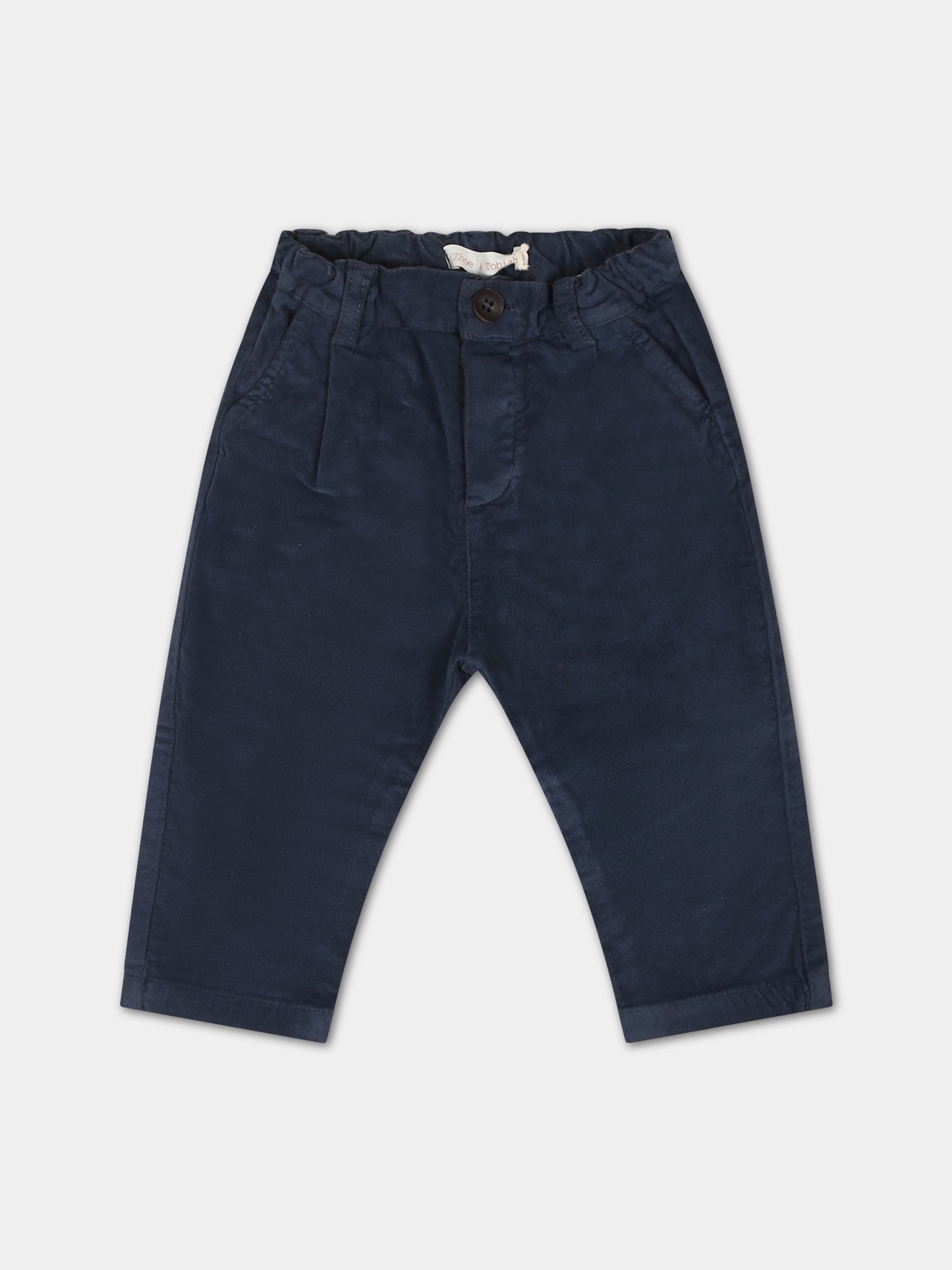 Pantaloni blu per neonato,Zhoe & Tobiah,PJS18 11 BB
