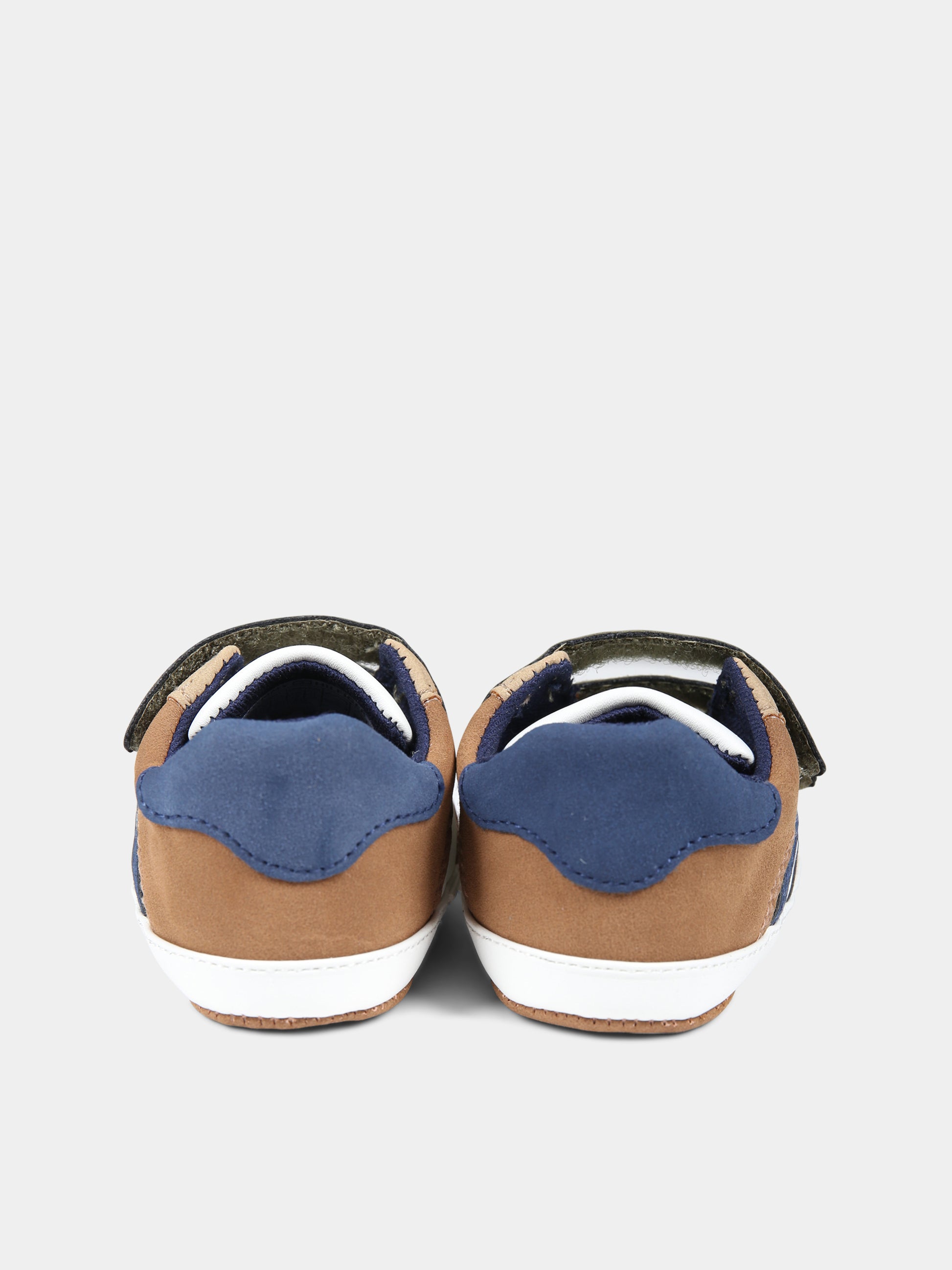 Sneakers bianche per neonato con logo,Tommy Hilfiger Junior,T0B4 33091 1269A330