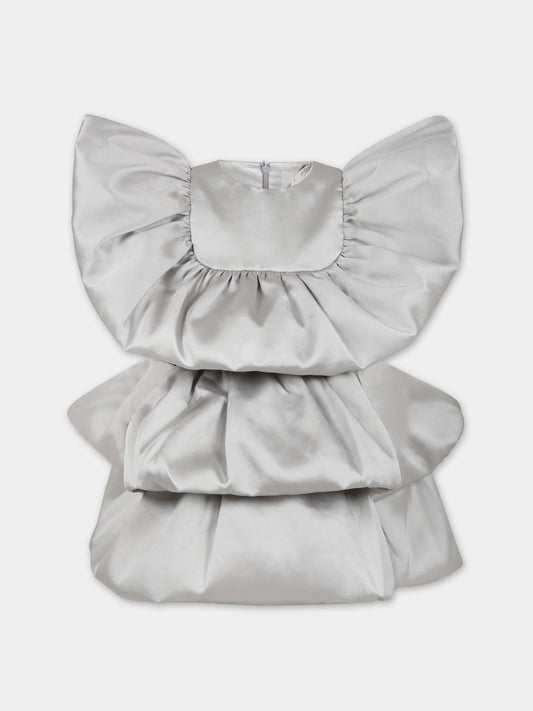 Vestito argento per bambina,Caroline Bosmans,AW23 4023 31 9999