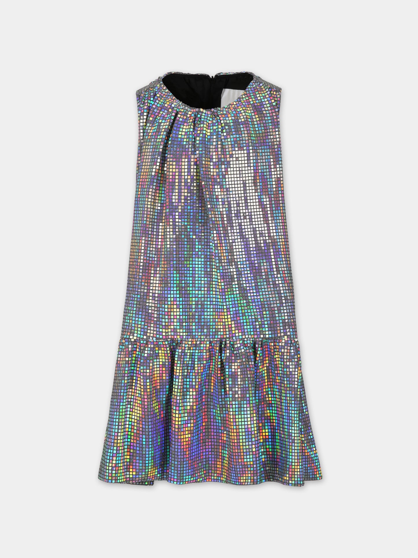 Vestito argento per bambina,Caroline Bosmans,AW23 4026B 41 9520